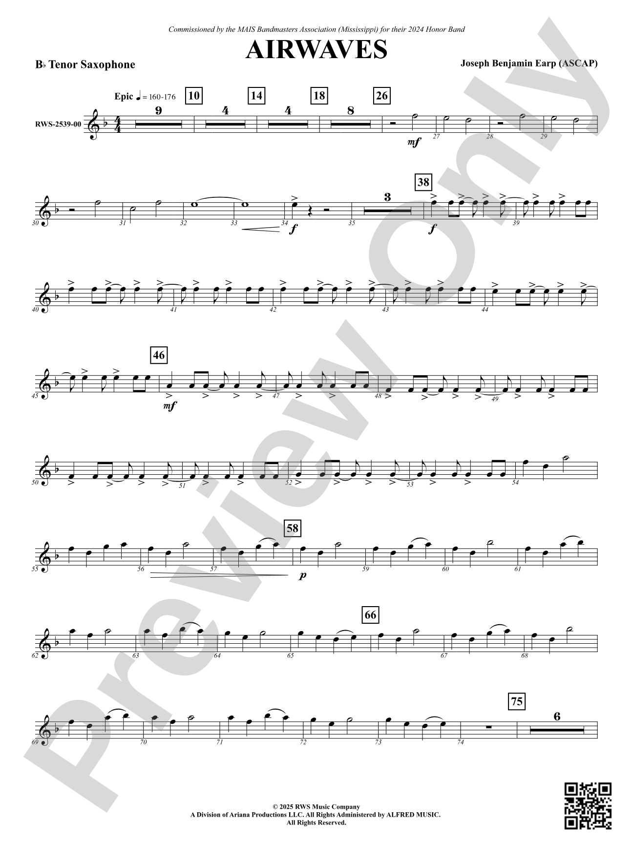 Airwaves: B-flat Tenor Saxophone