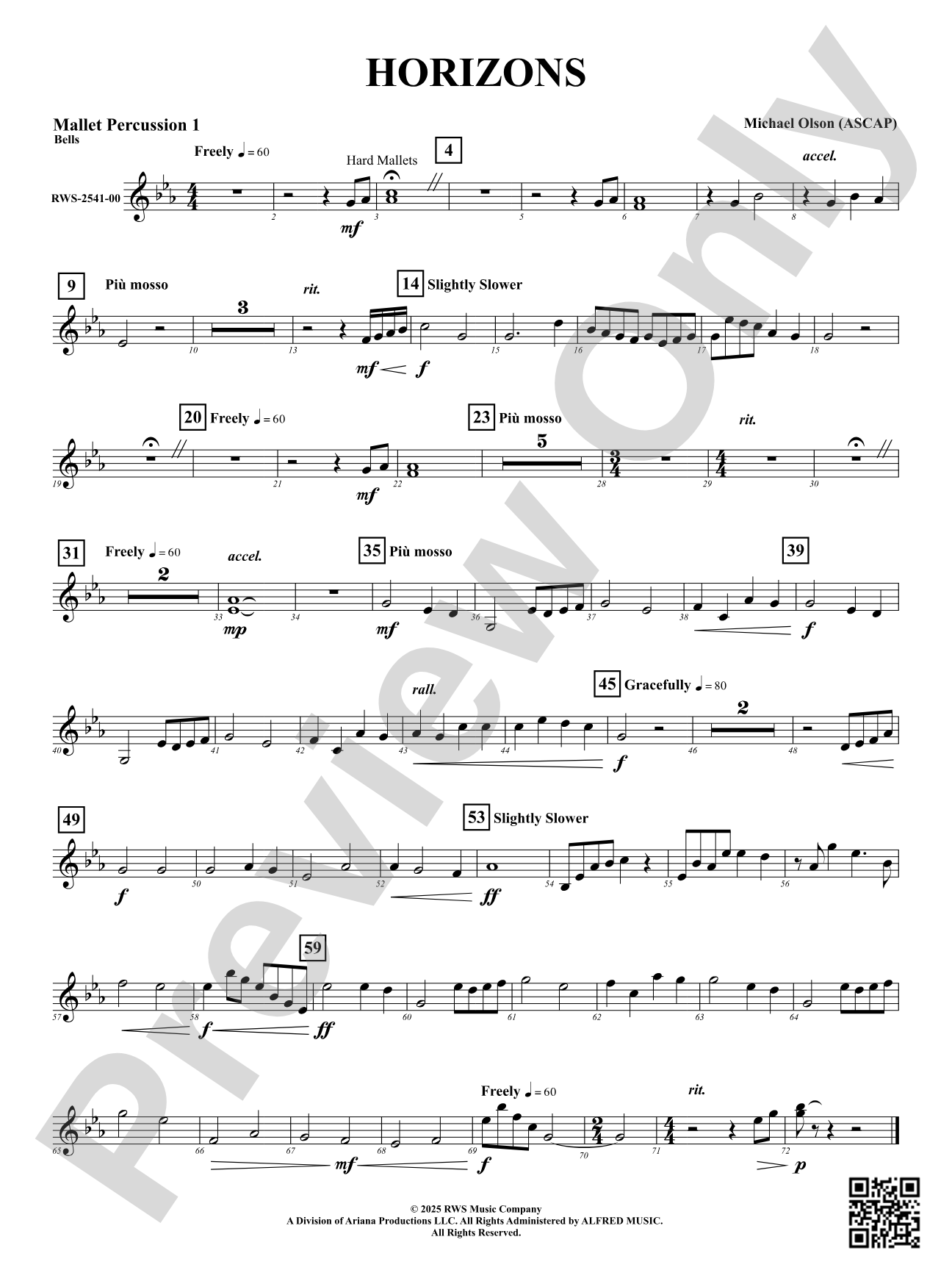 Horizons: 1st Mallet Percussion