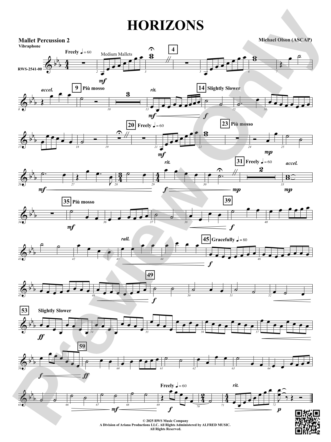 Horizons: 2nd Mallet Percussion