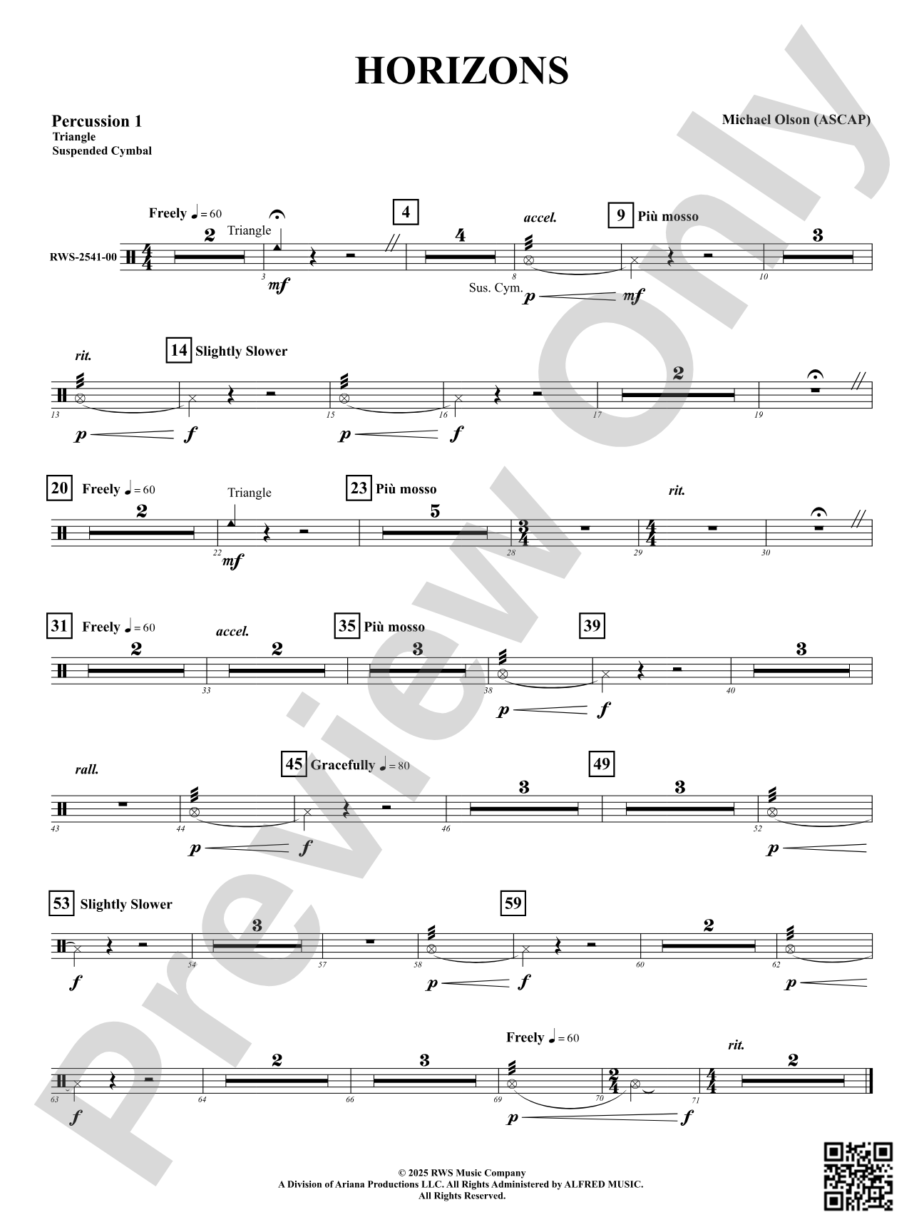 Horizons: 1st Percussion