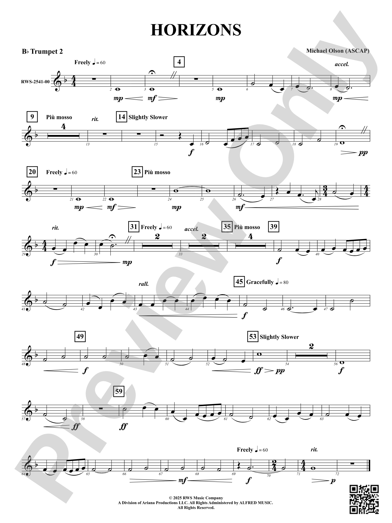 Horizons: 2nd B-flat Trumpet