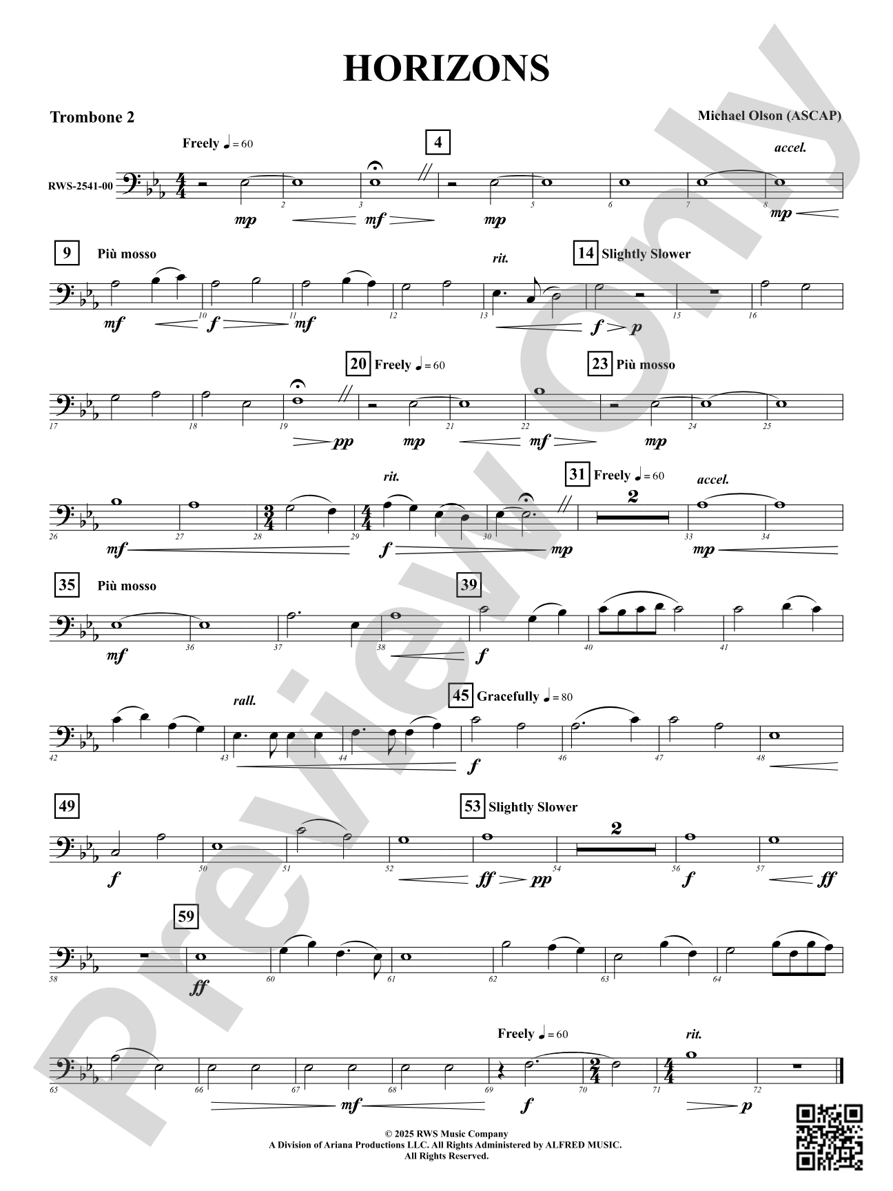 Horizons: 2nd Trombone