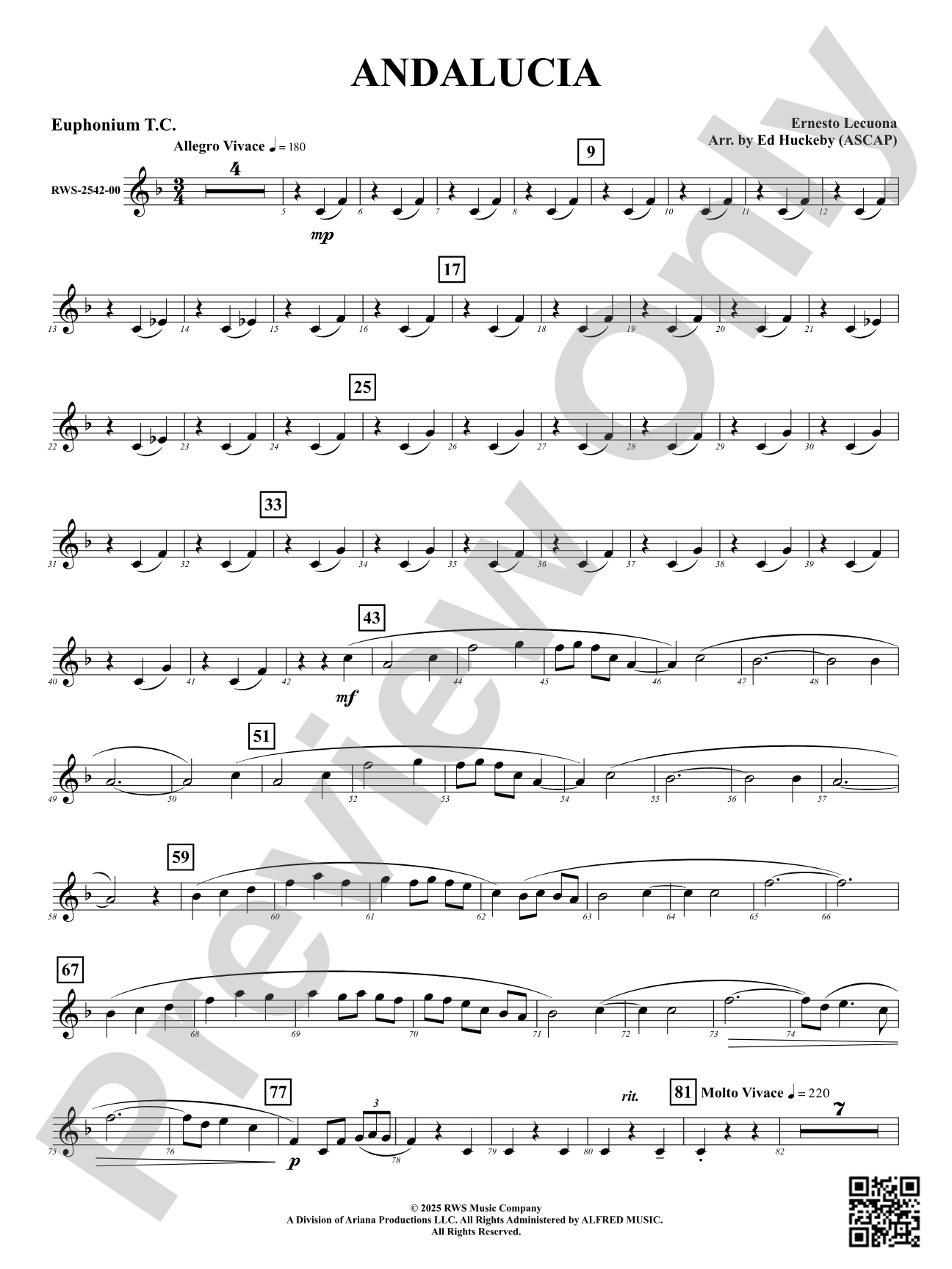 Andalucia: Euphonium T.C.
