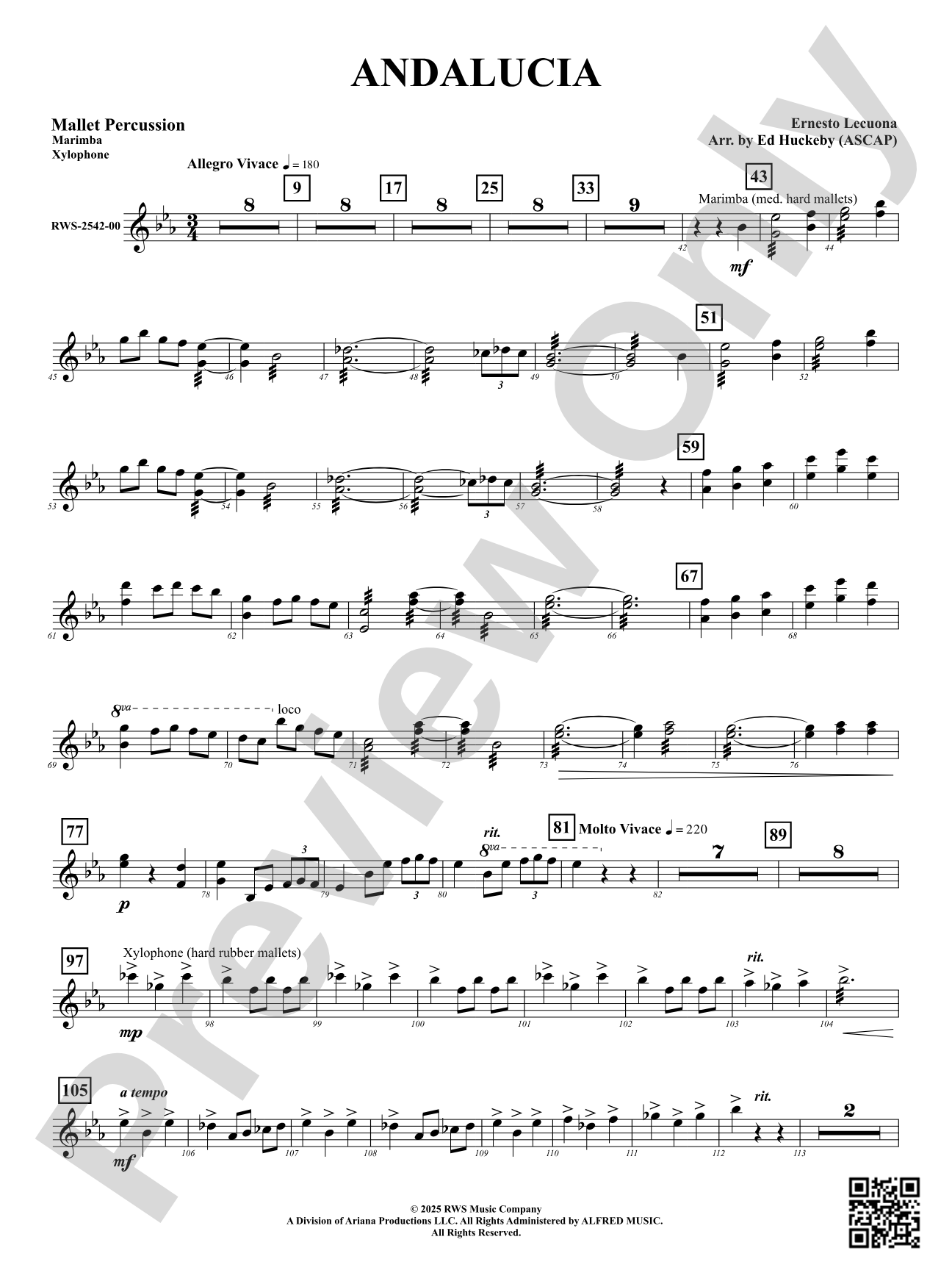 Andalucia: Mallet Percussion