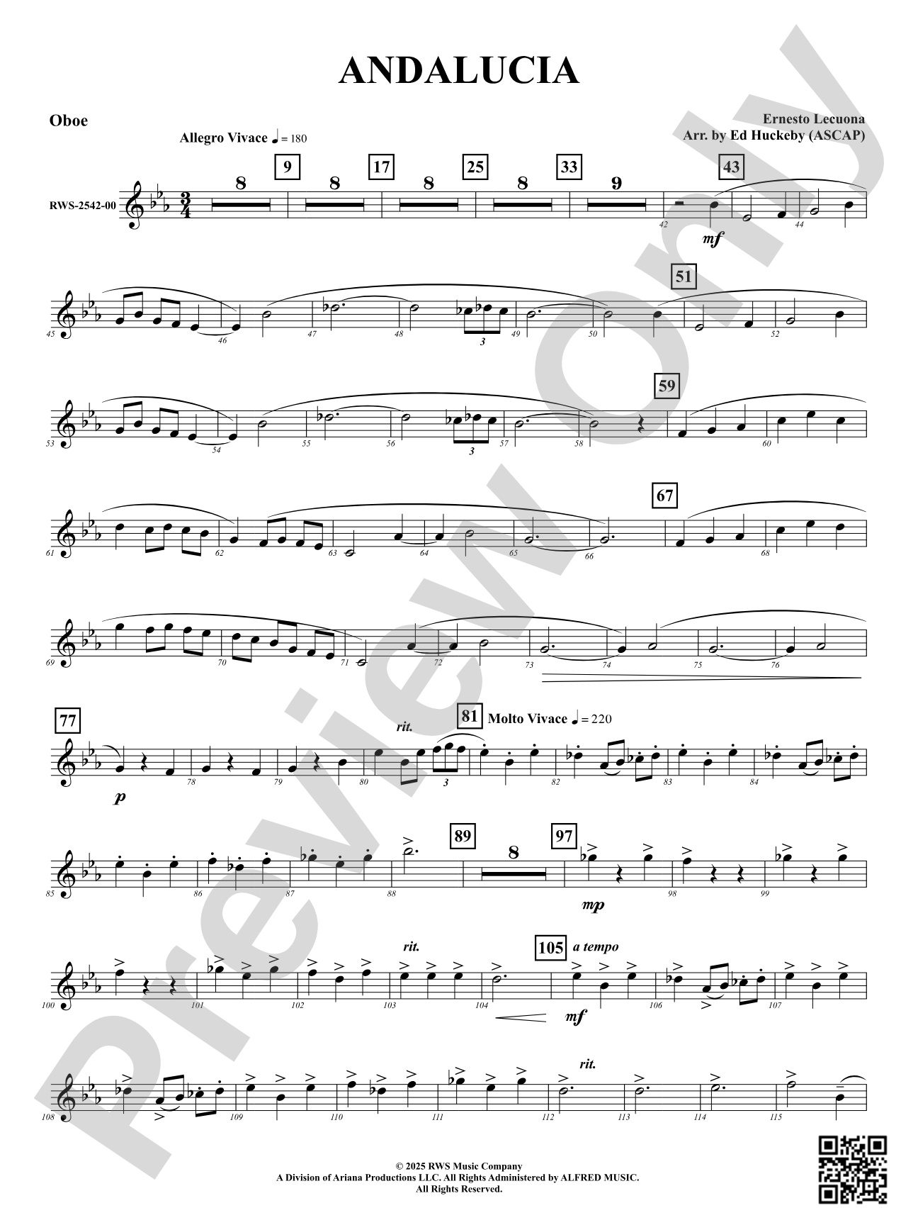 Andalucia: Oboe