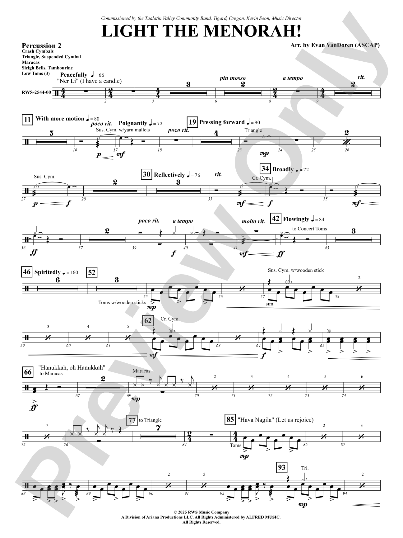 Light The Menorah!: 2nd Percussion