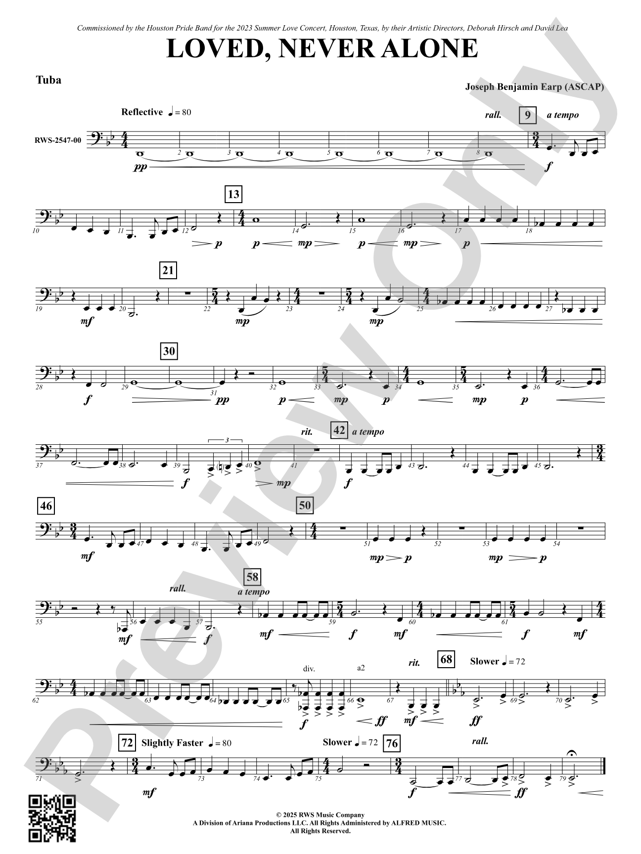 Loved, Never Alone: Tuba