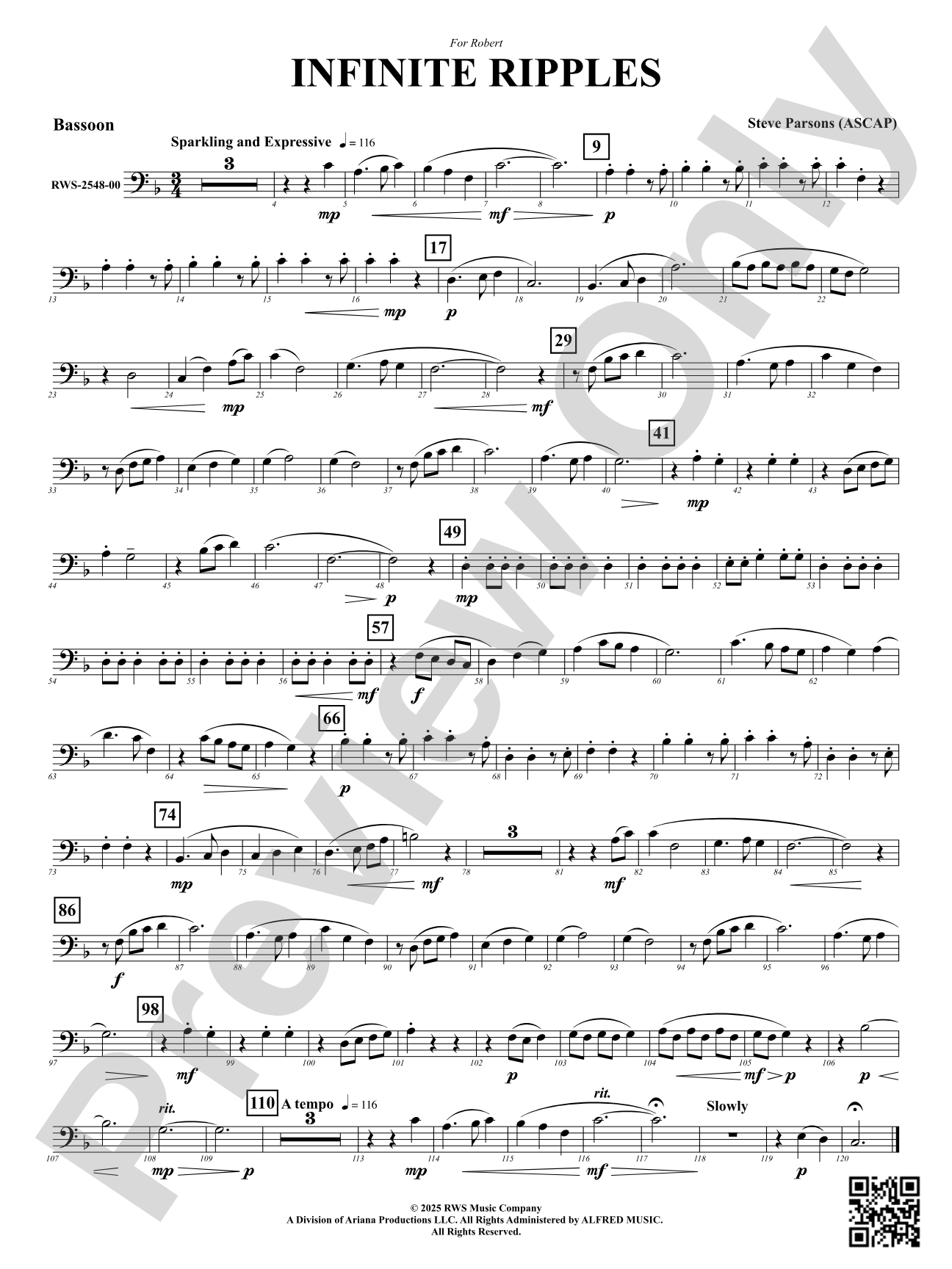 Infinite Ripples: Bassoon