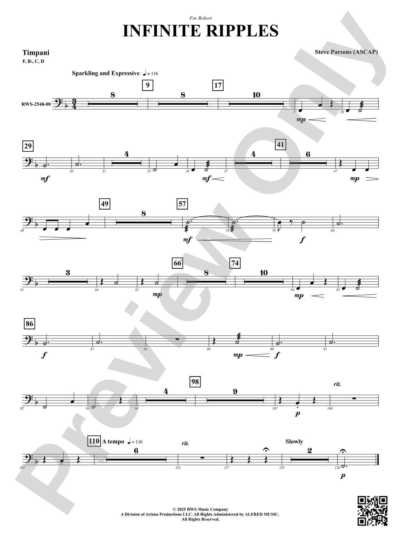 Infinite Ripples: Timpani