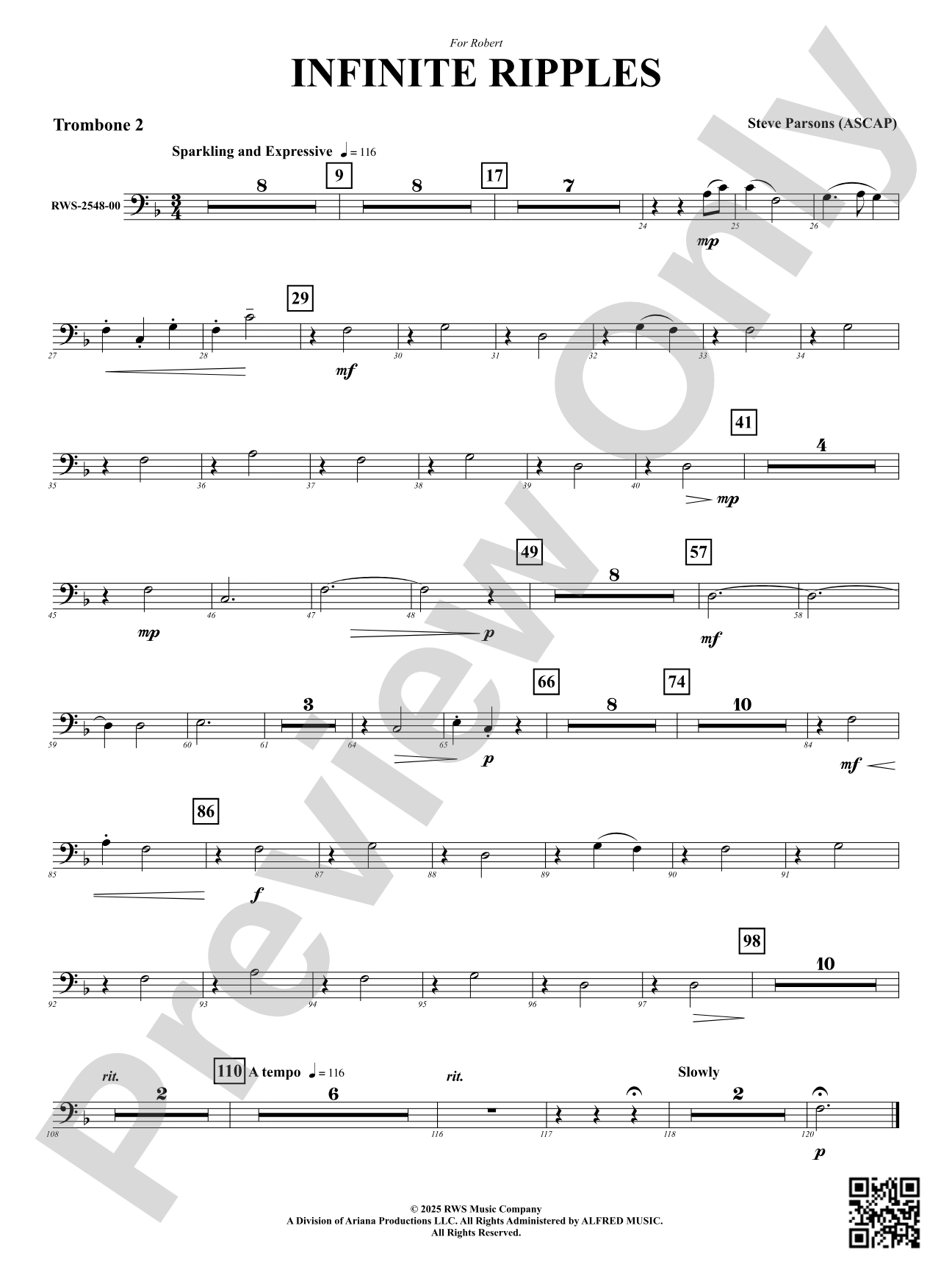 Infinite Ripples: 2nd Trombone
