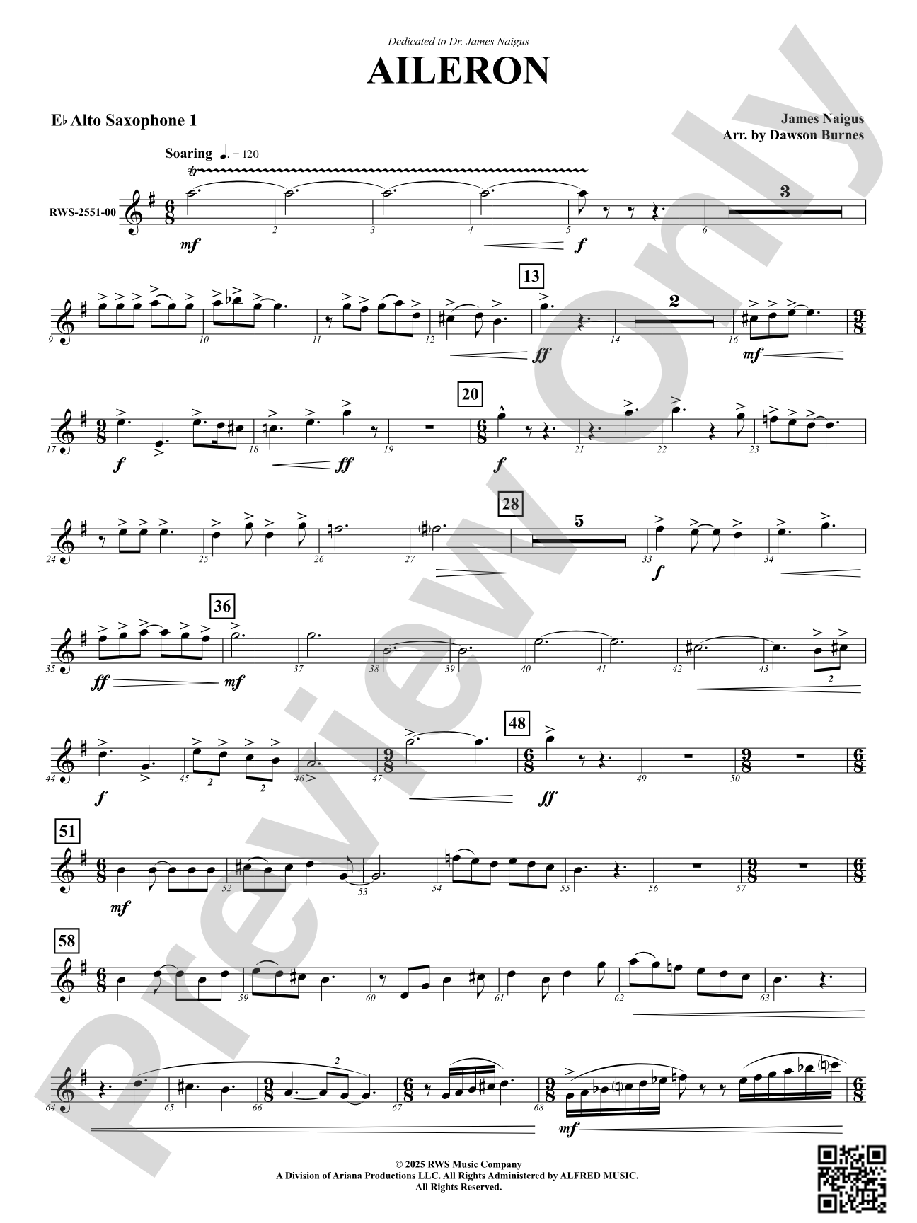 Aileron: 1st E-flat Alto Saxophone