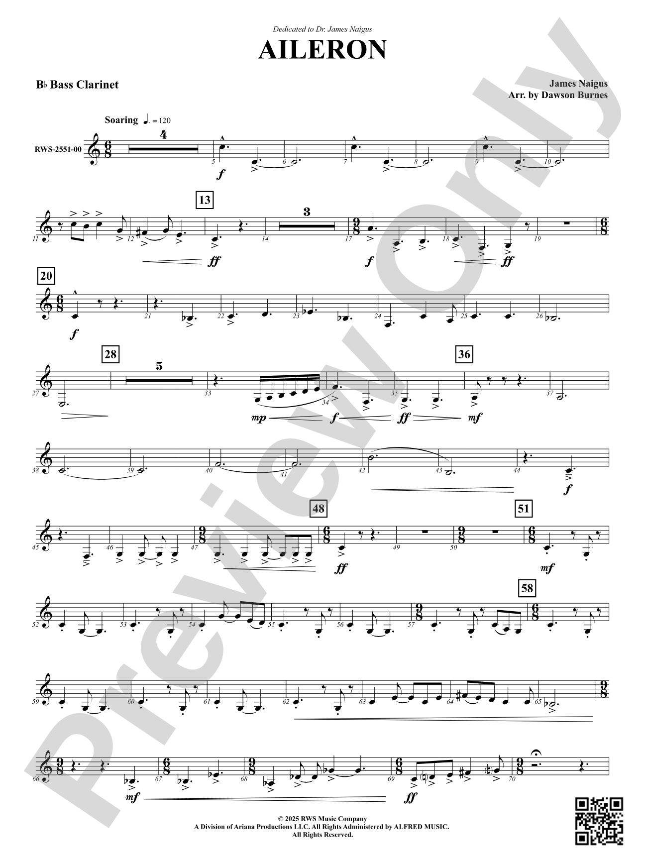 Aileron: B-flat Bass Clarinet