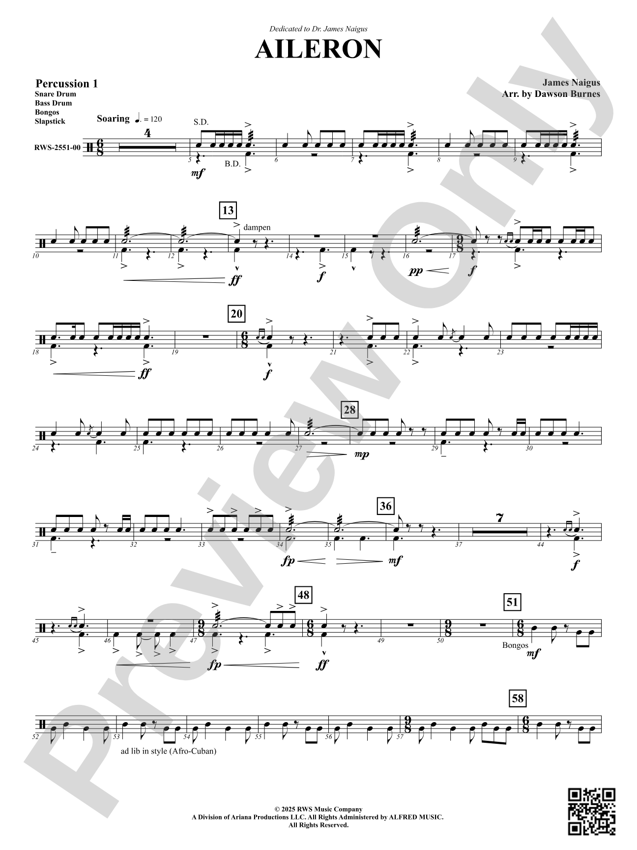 Aileron: 1st Percussion