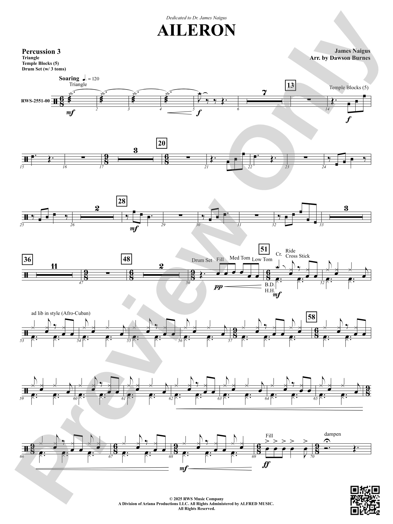 Aileron: 3rd Percussion
