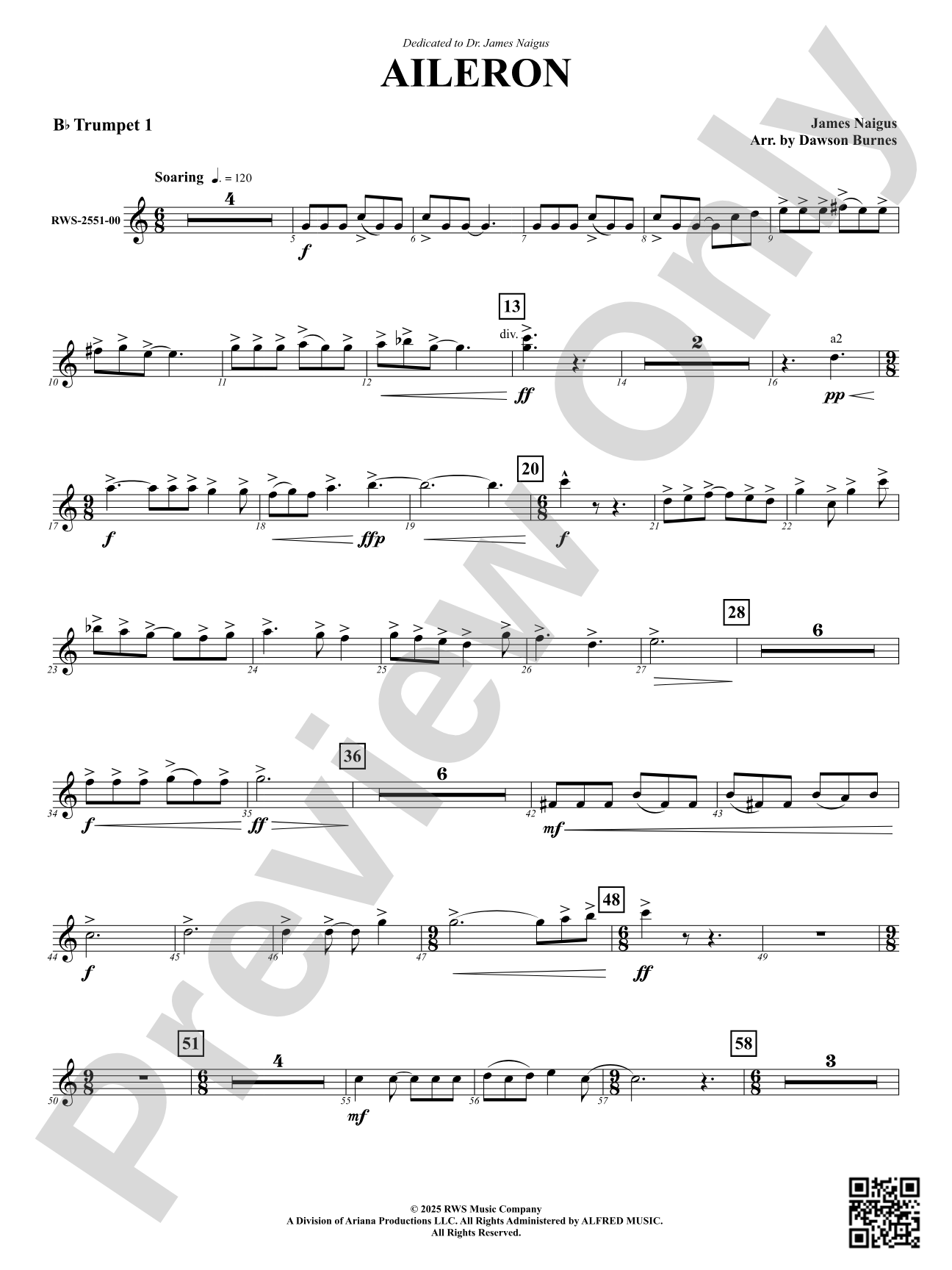 Aileron: 1st B-flat Trumpet