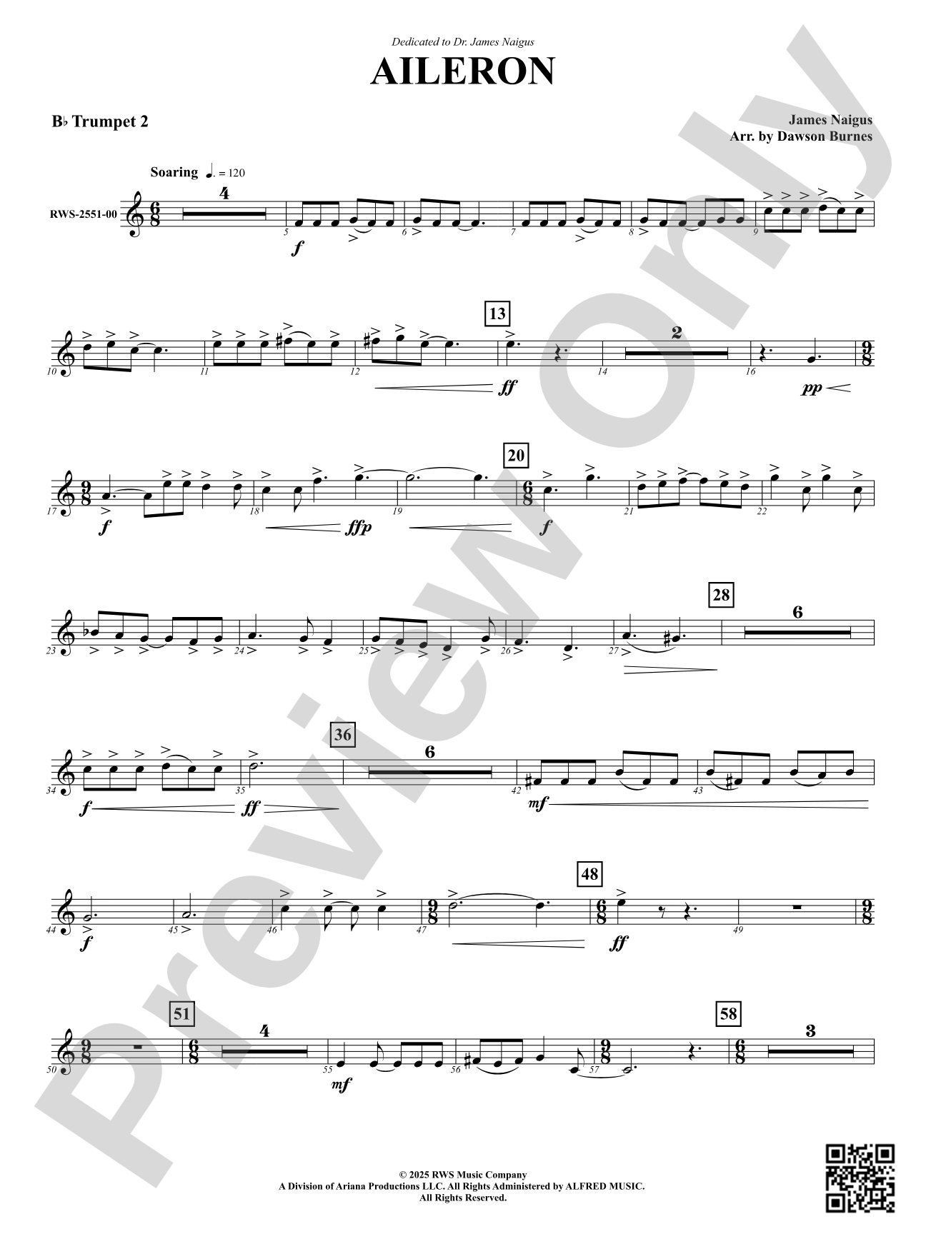 Aileron: 2nd B-flat Trumpet