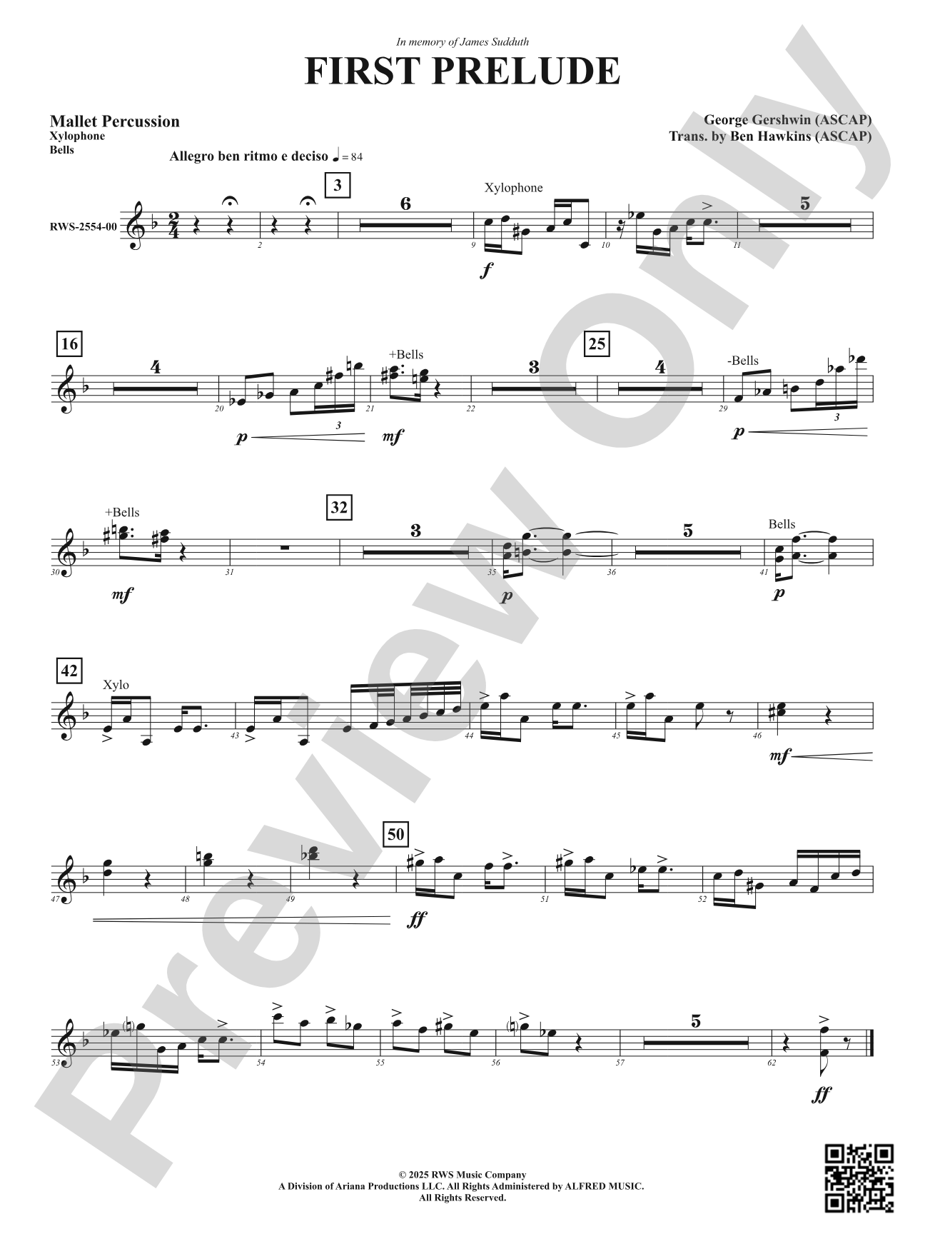 First Prelude: Mallet Percussion