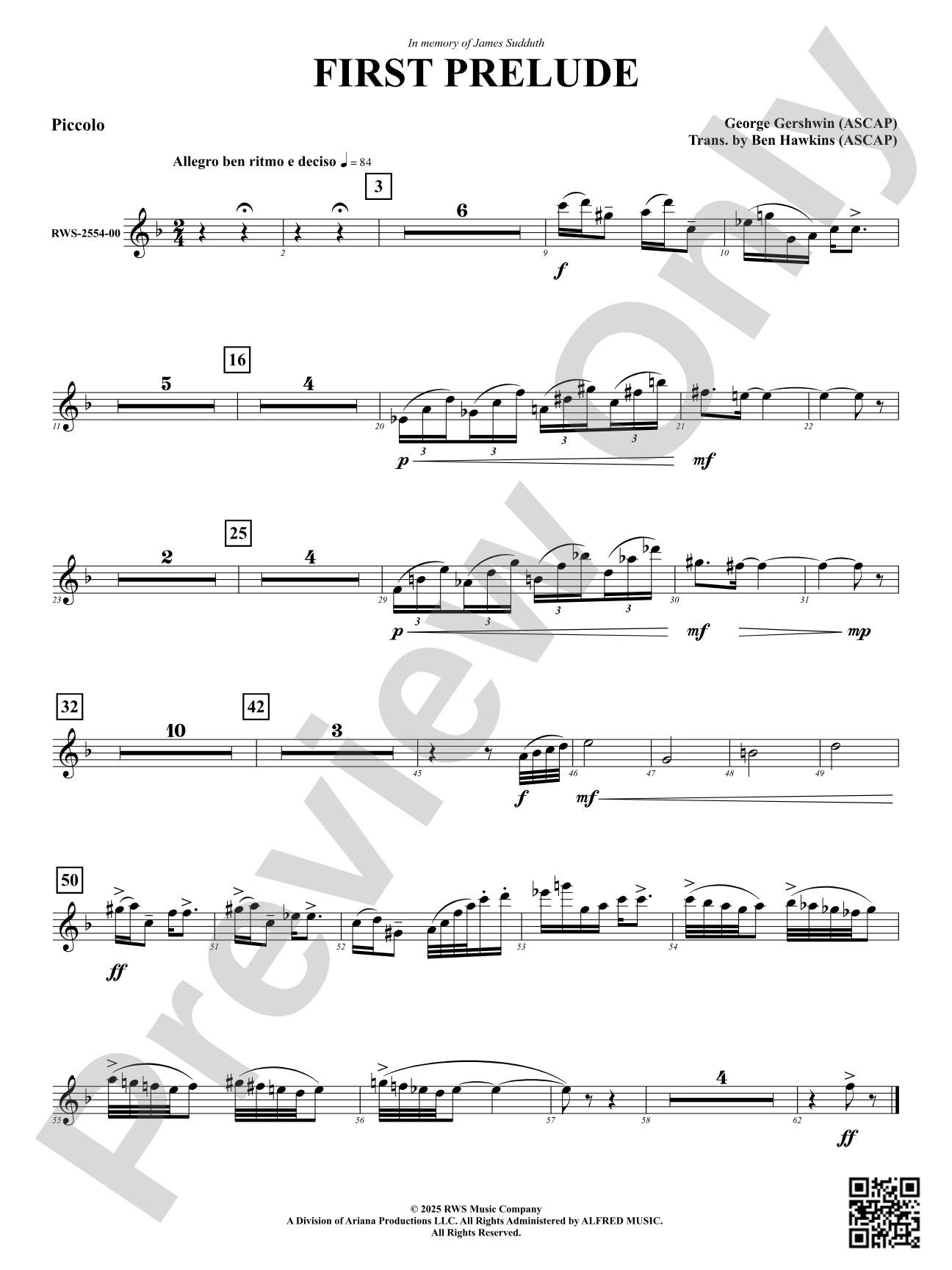 First Prelude: Piccolo