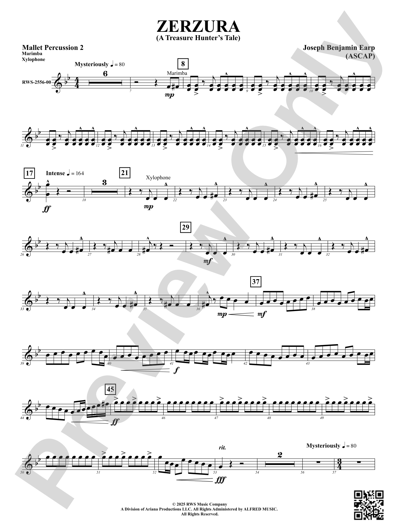 Zerzura (A Treasure Hunter's Tale): 2nd Mallet Percussion