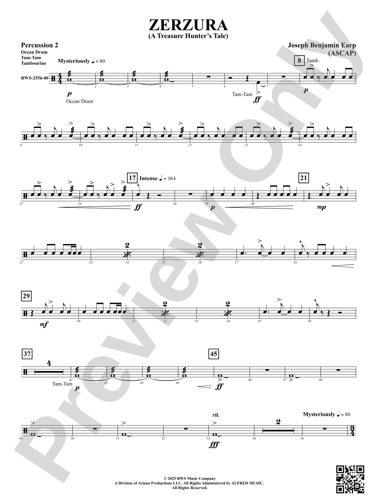 Zerzura (A Treasure Hunter's Tale): 2nd Percussion