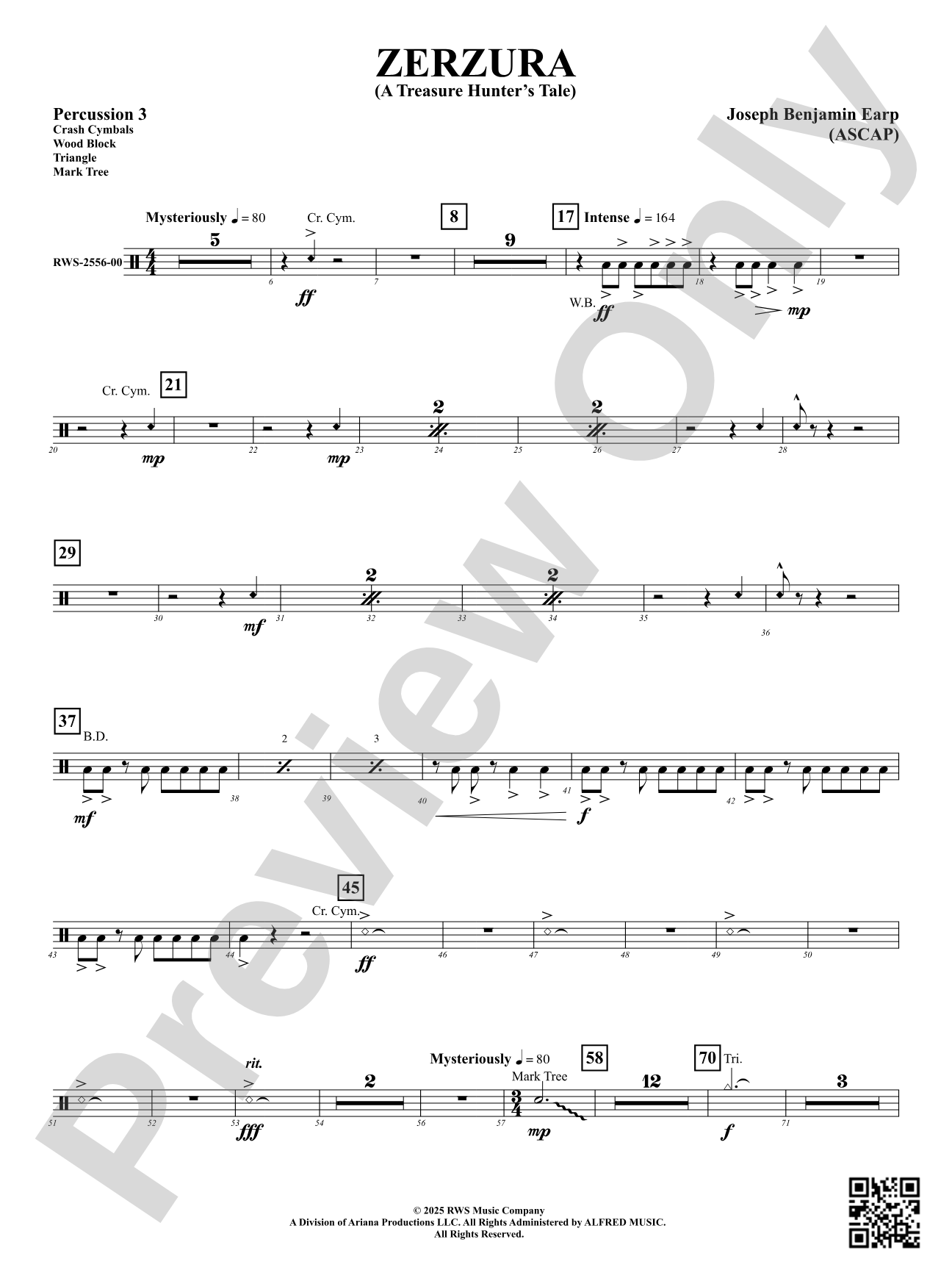 Zerzura (A Treasure Hunter's Tale): 3rd Percussion