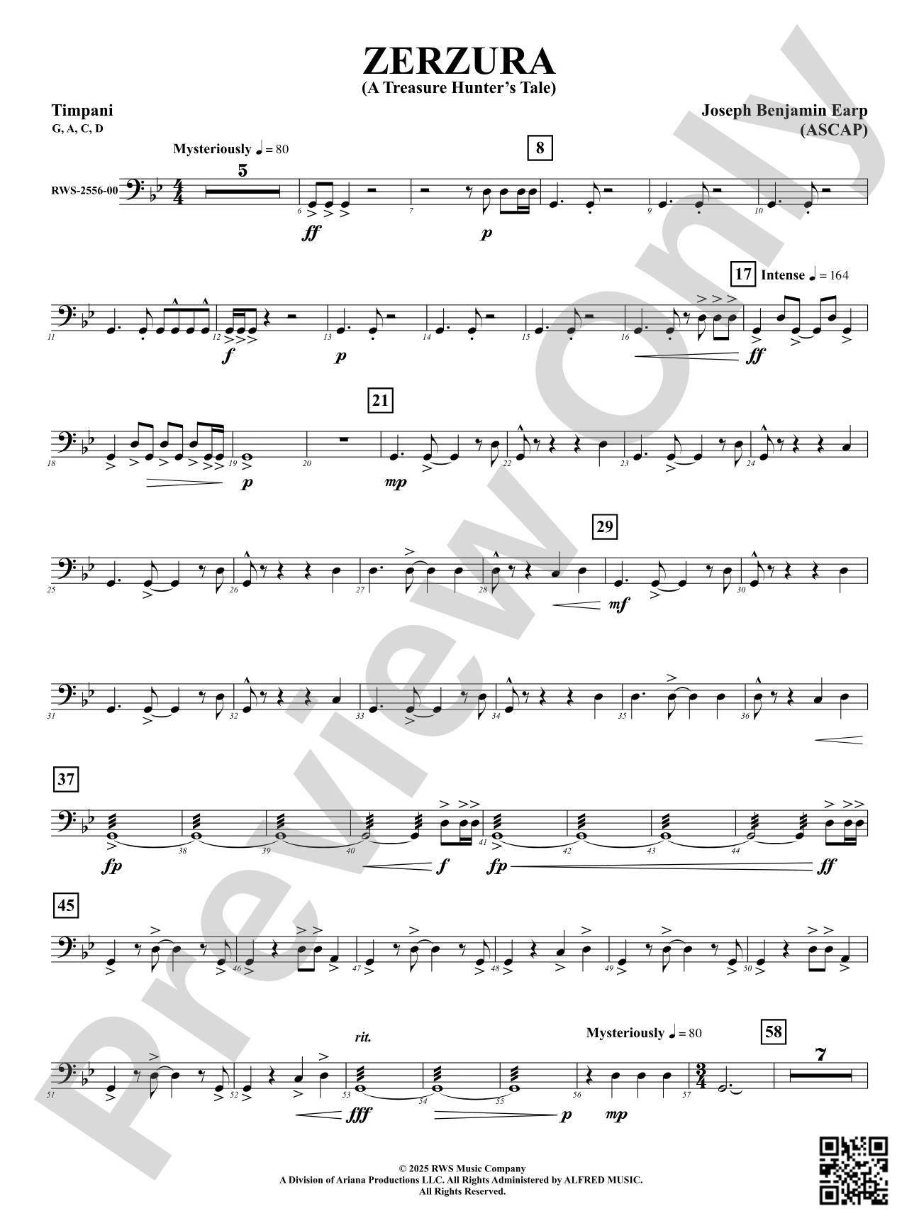 Zerzura (A Treasure Hunter's Tale): Timpani