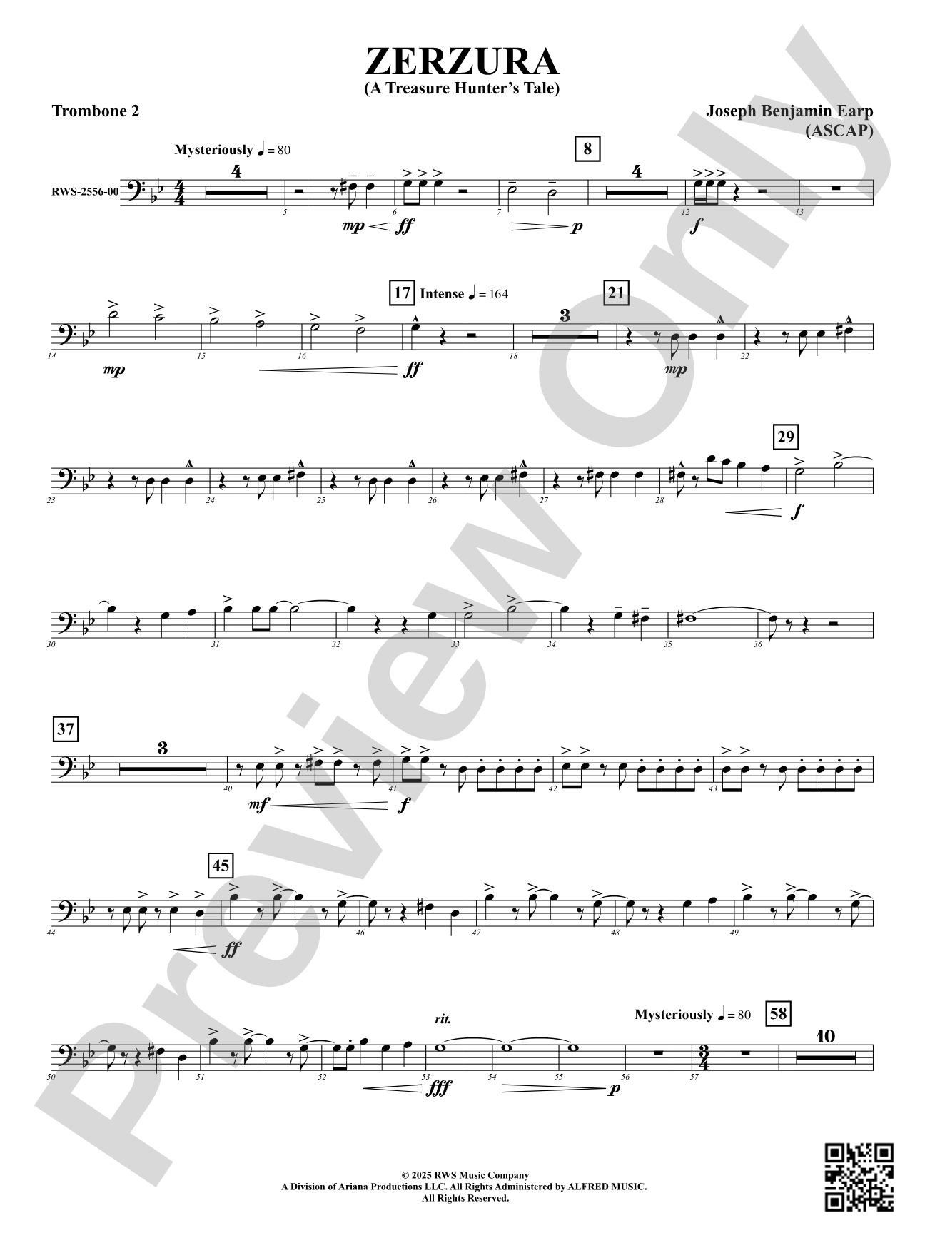 Zerzura (A Treasure Hunter's Tale): 2nd Trombone