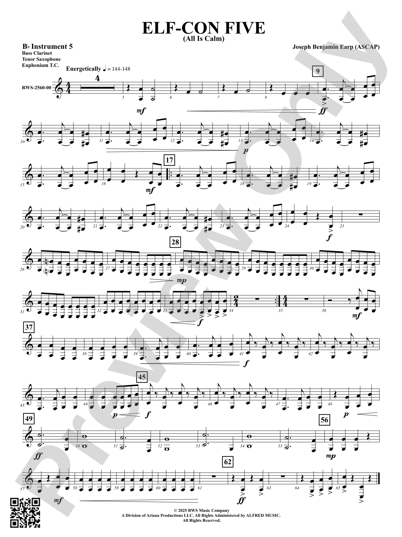ELF-CON FIVE (All Is Calm): Part 5 - B-flat Instruments