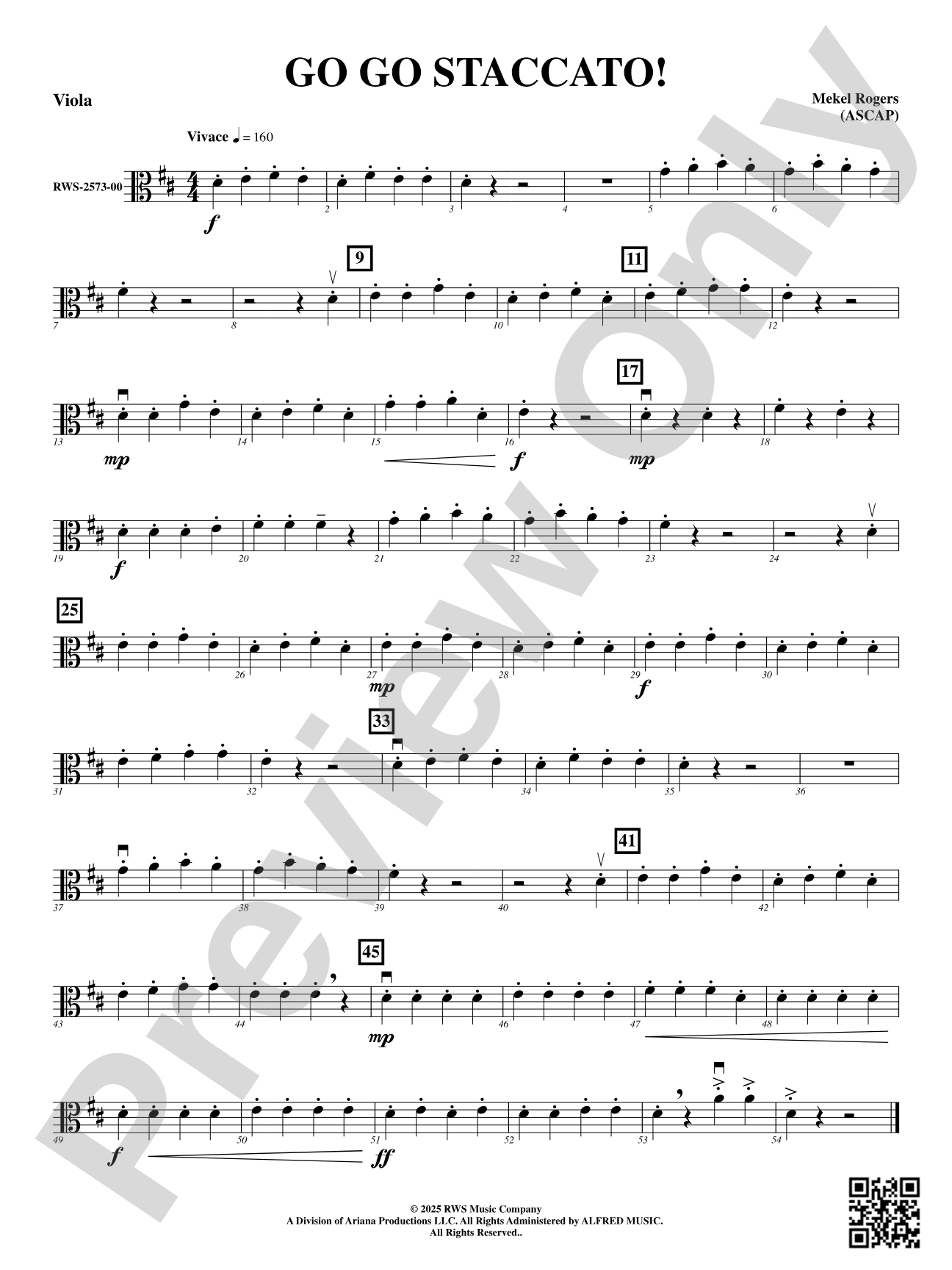 Go Go Staccato!: Viola