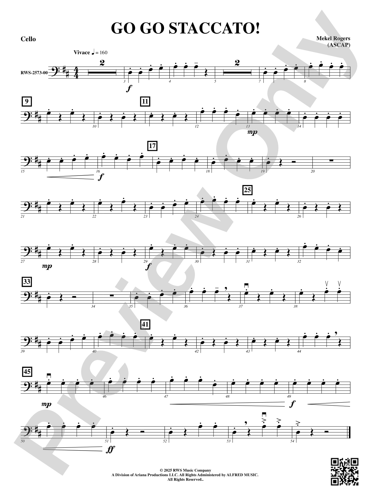 Go Go Staccato!: Cello