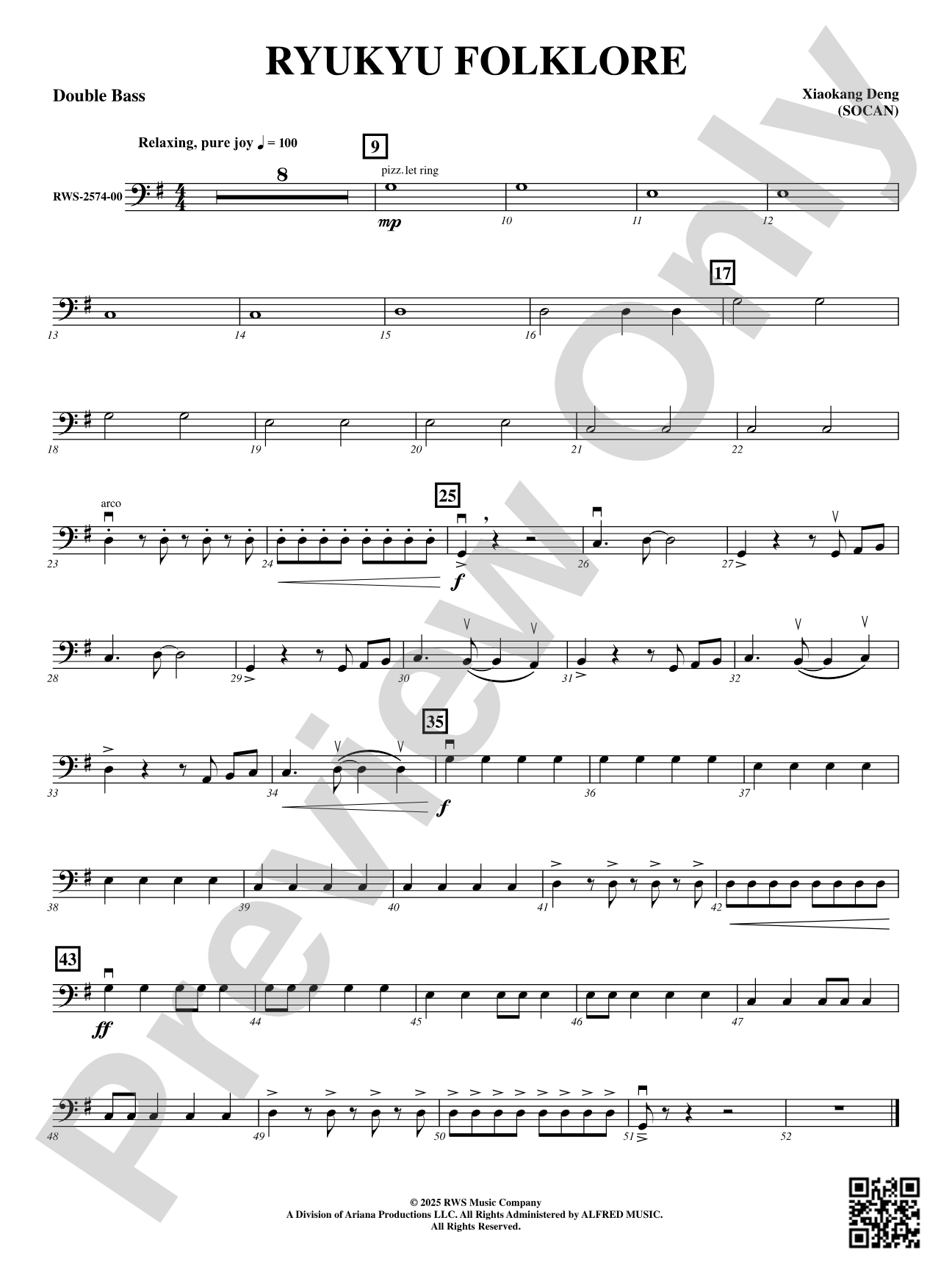 Ryukyu Folklore: Double Bass