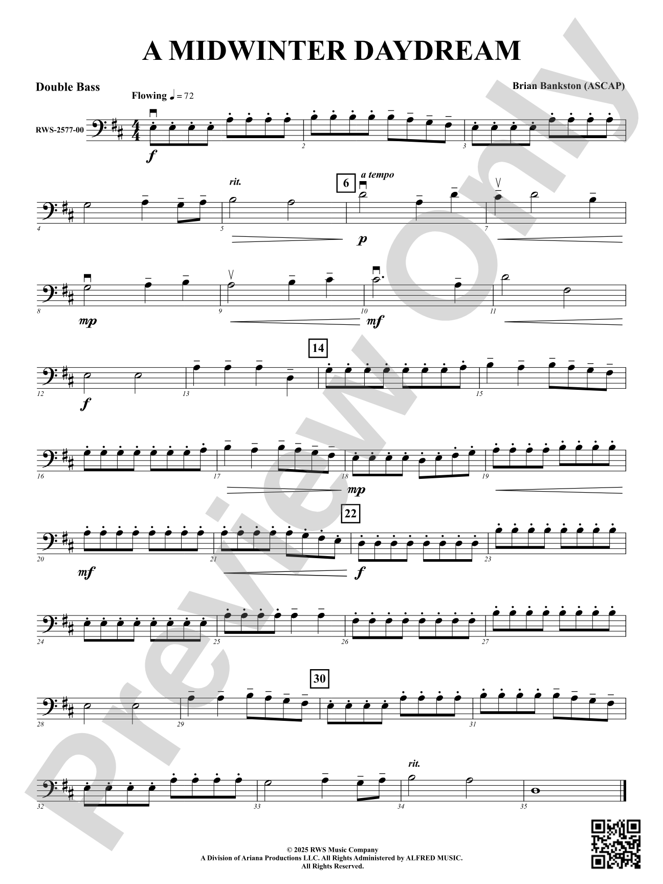 A Midwinter Daydream: Double Bass