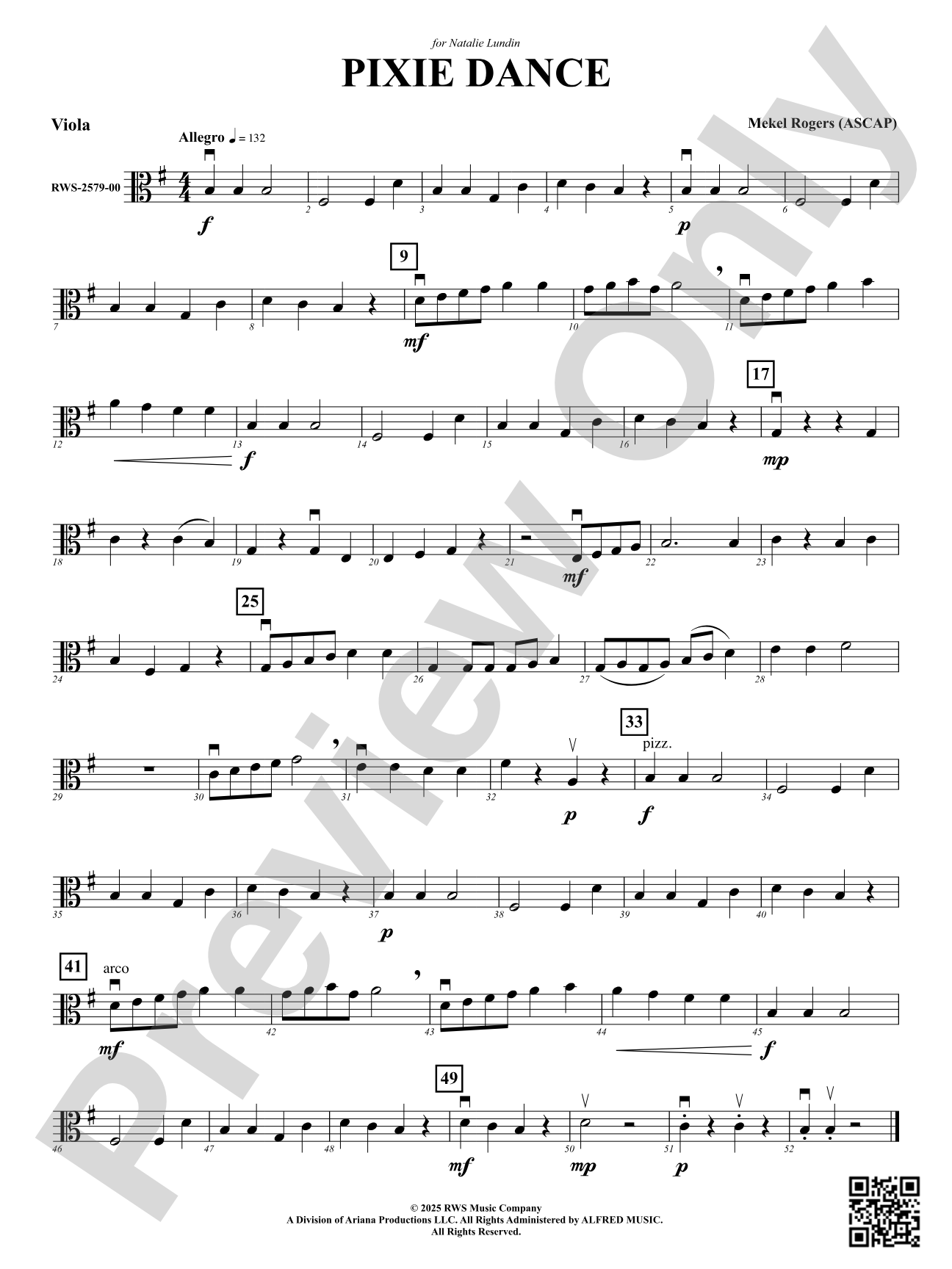 Pixie Dance: Viola