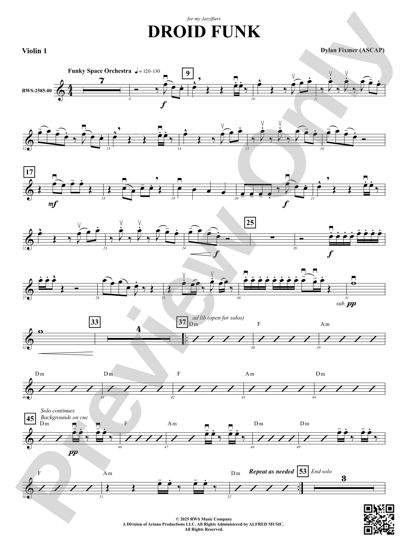 Droid Funk: 1st Violin