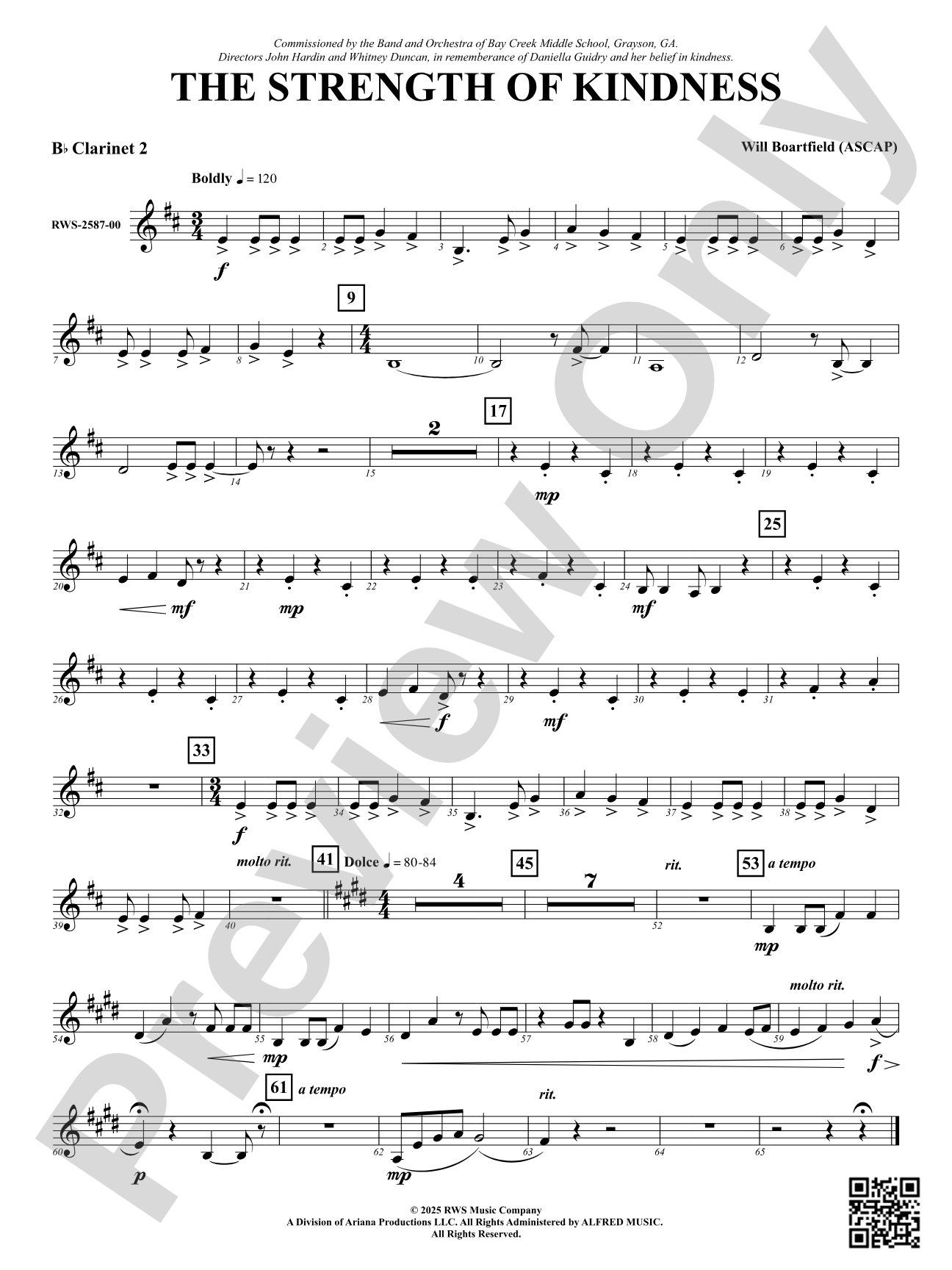 The Strength of Kindness: B-flat Bass Clarinet