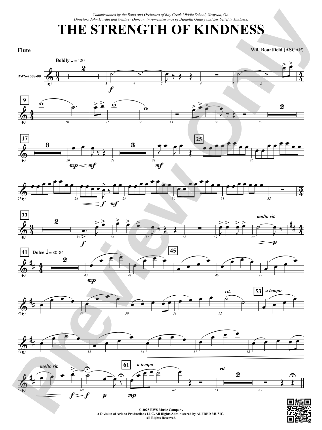 The Strength of Kindness: Flute