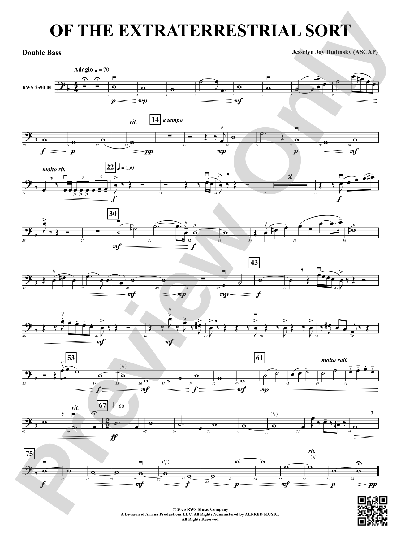 Of the Extraterrestrial Sort: Double Bass