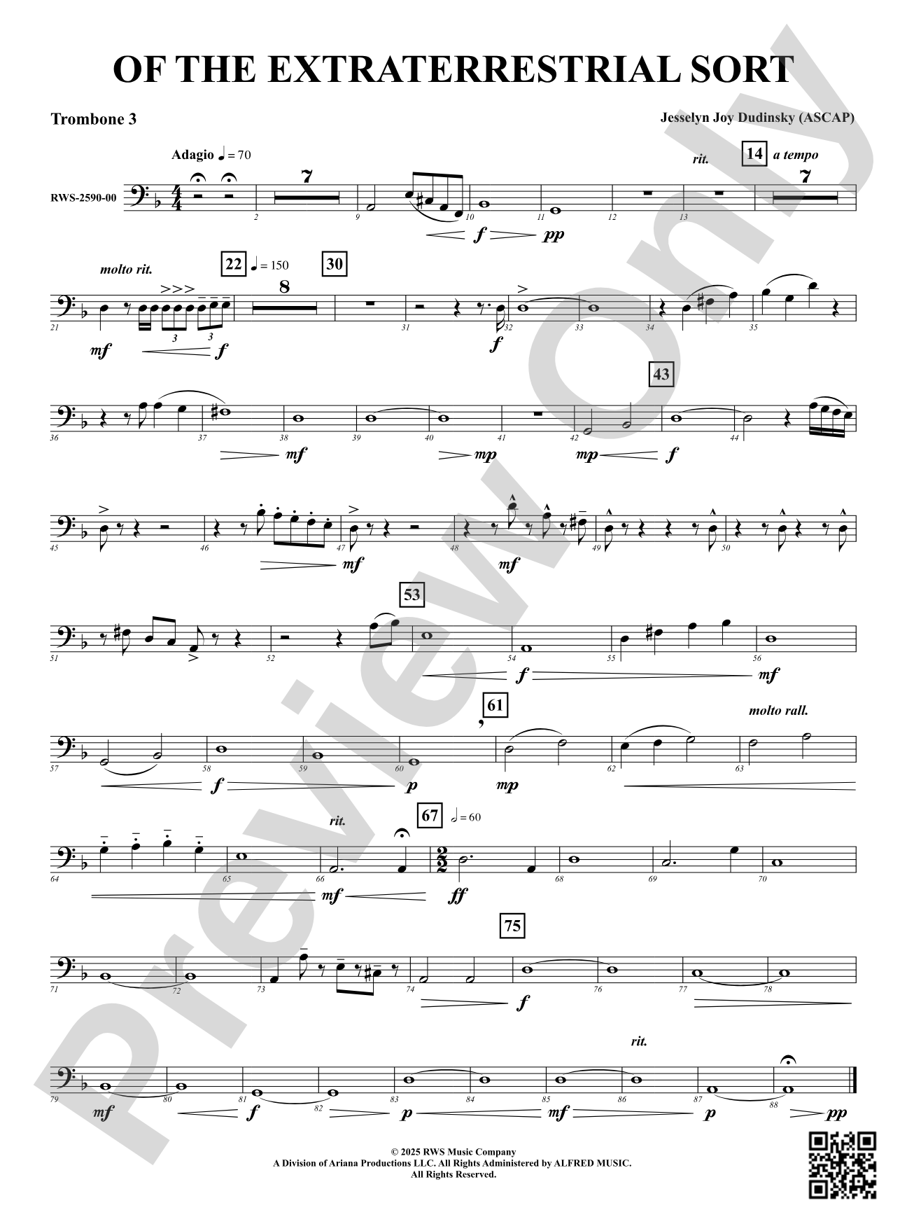 Of the Extraterrestrial Sort: 3rd Trombone