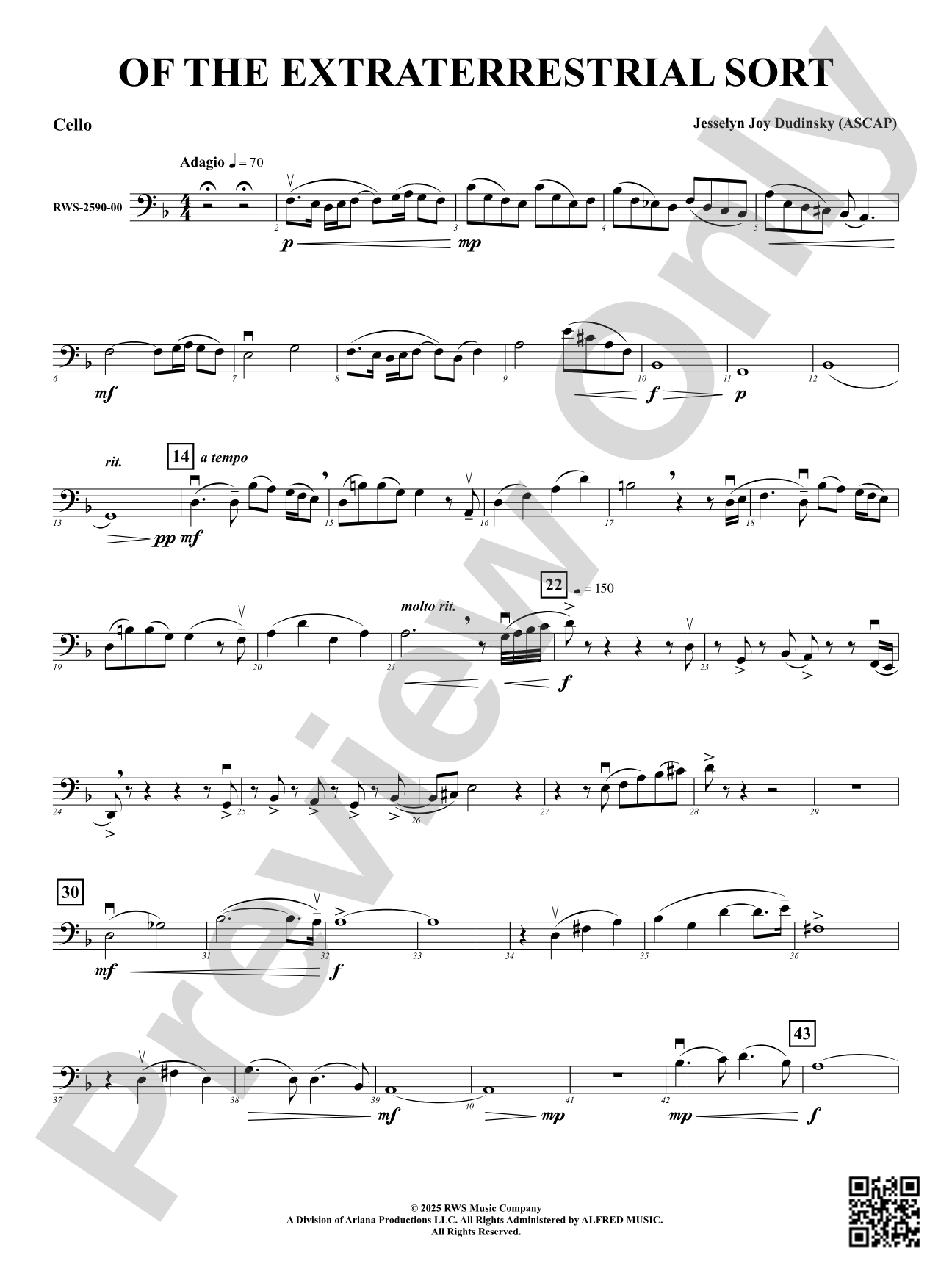 Of the Extraterrestrial Sort: Cello