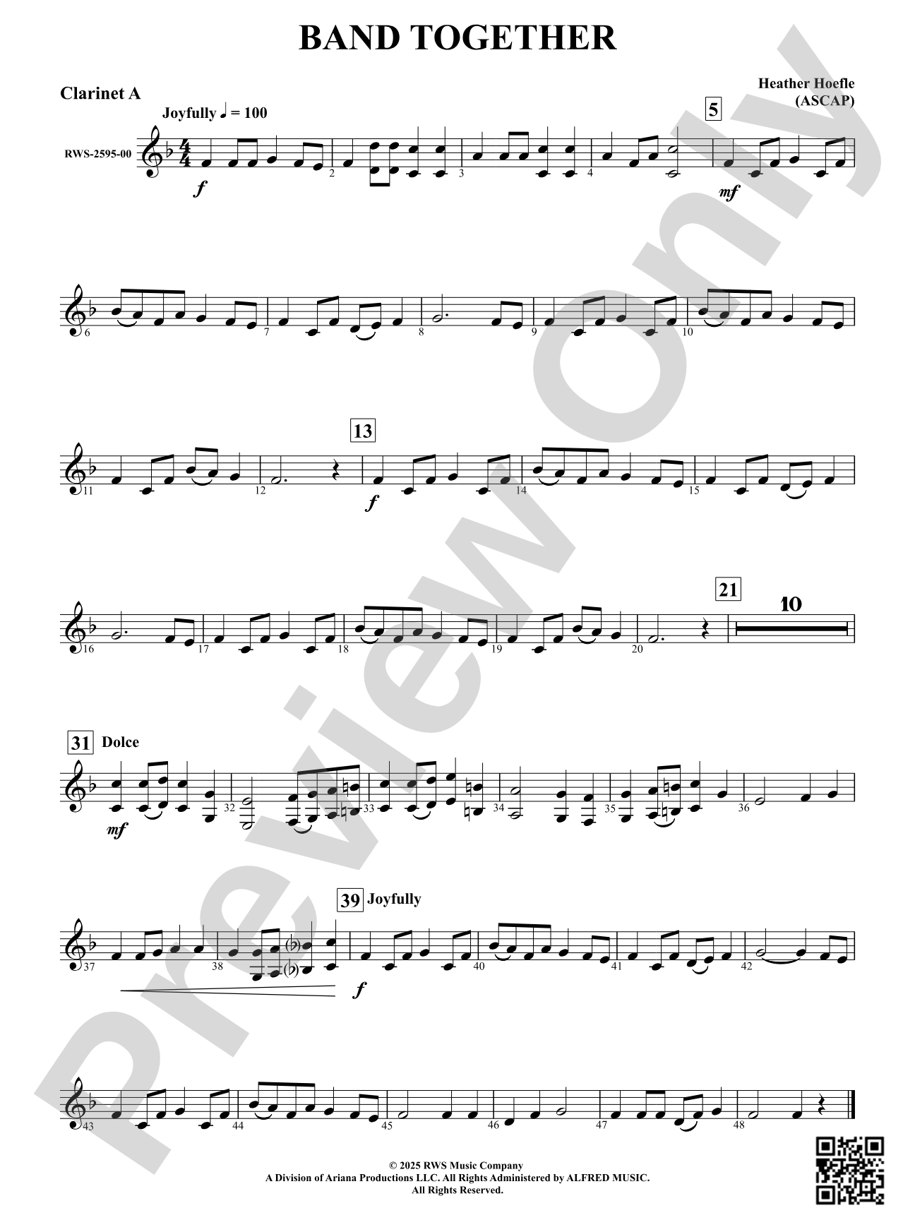 Band Together: Clarinet A