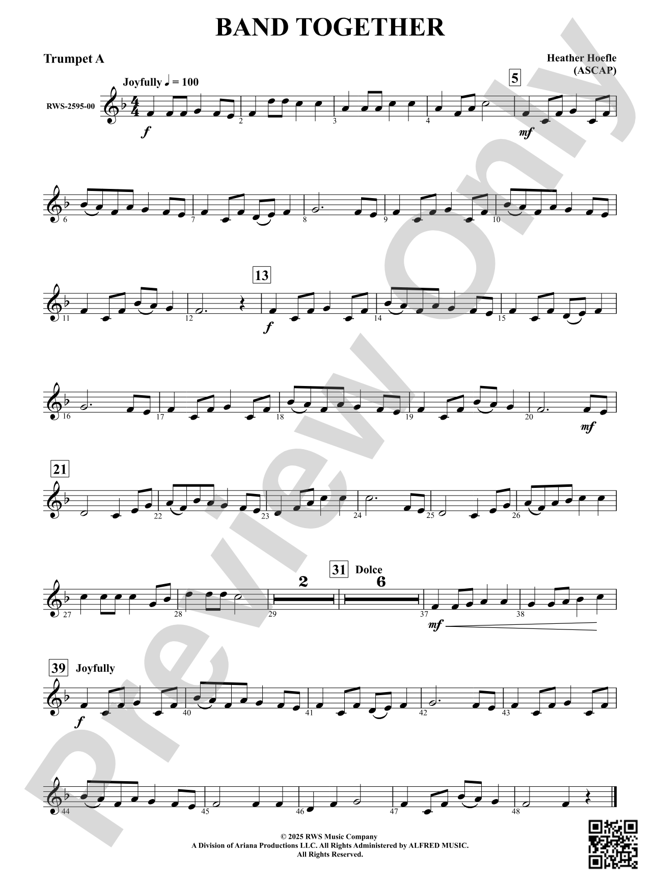 Band Together: Trumpet A
