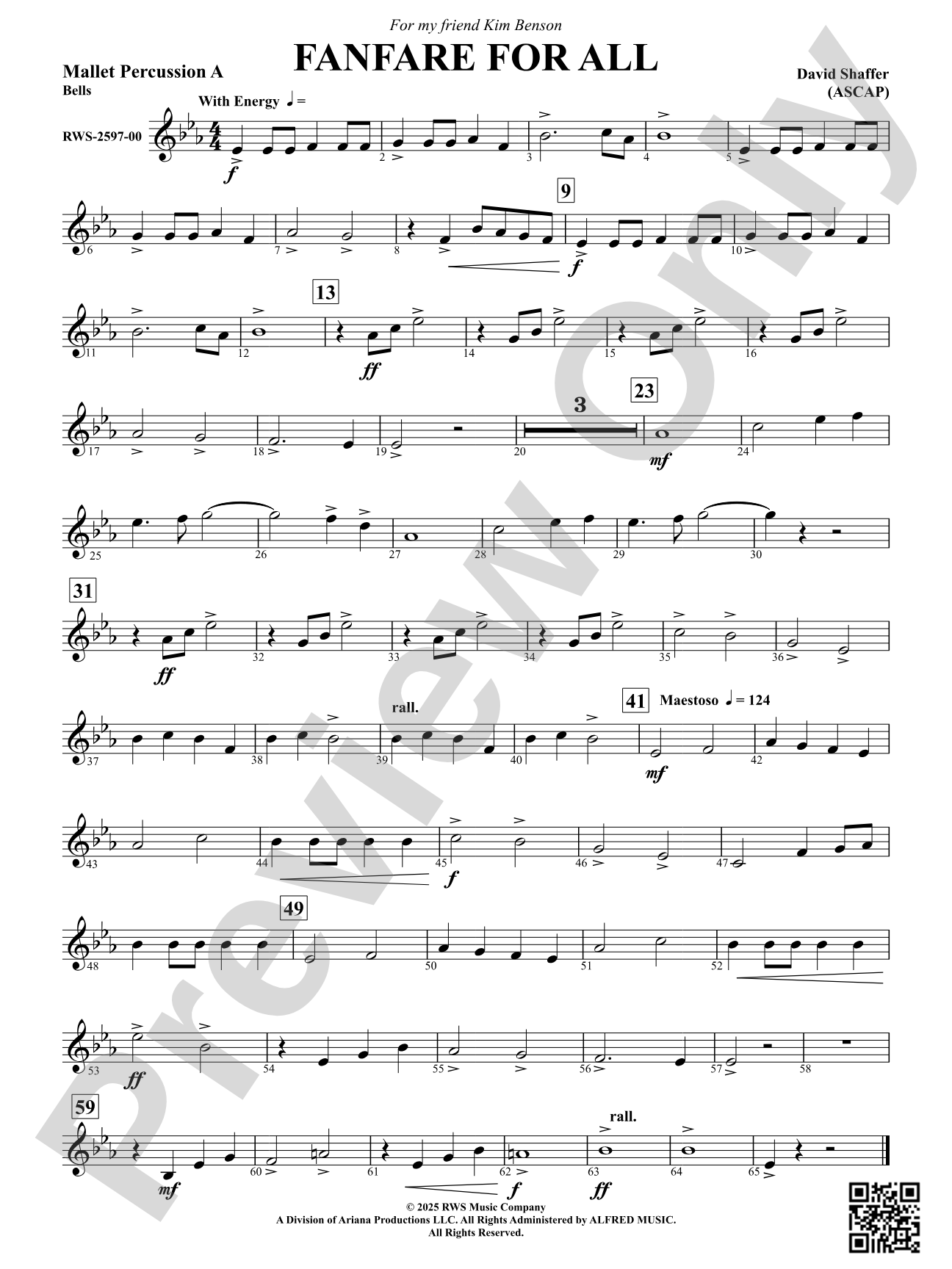 Fanfare For All: Mallet Percussion A