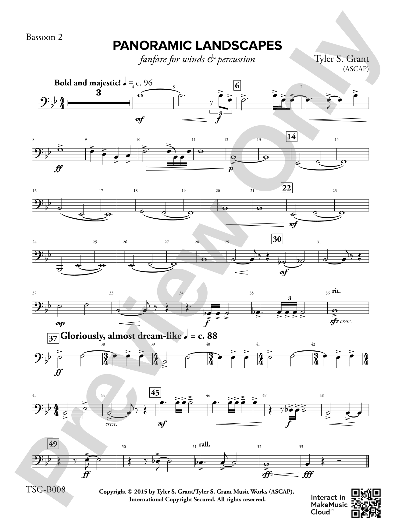 Panoramic Landscapes: 2nd Bassoon