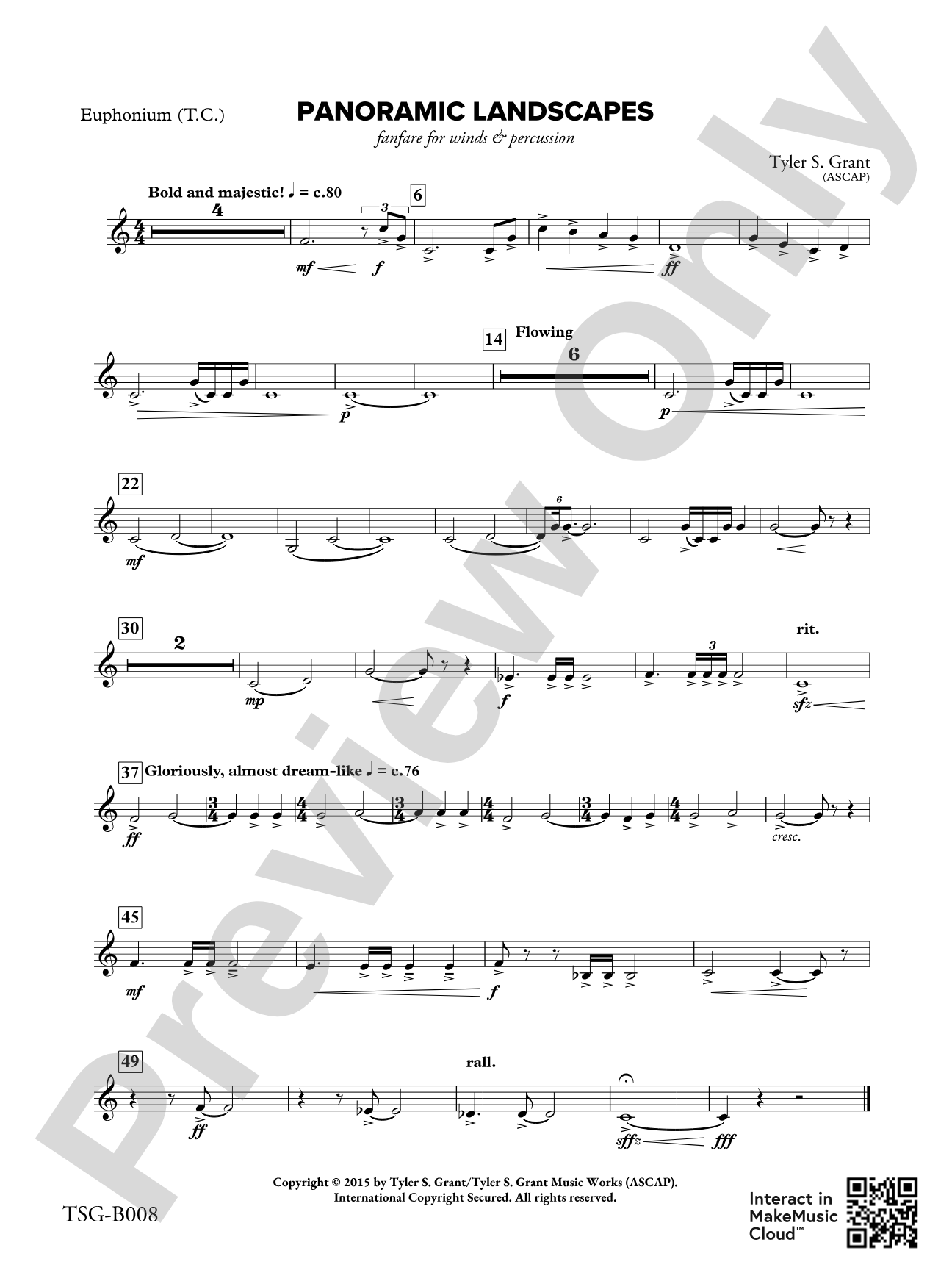 Panoramic Landscapes: Baritone T.C.