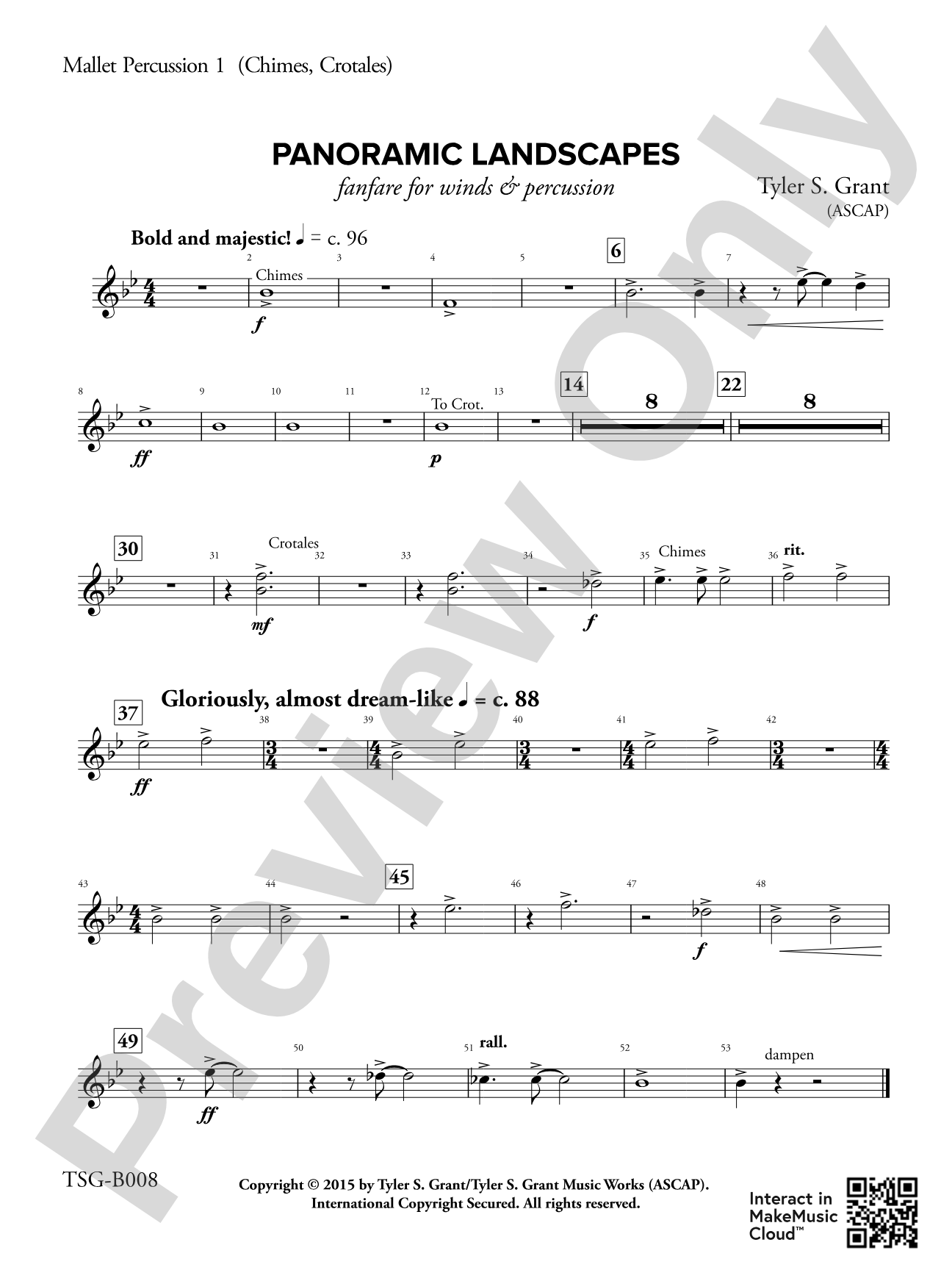 Panoramic Landscapes: 1st Mallet Percussion