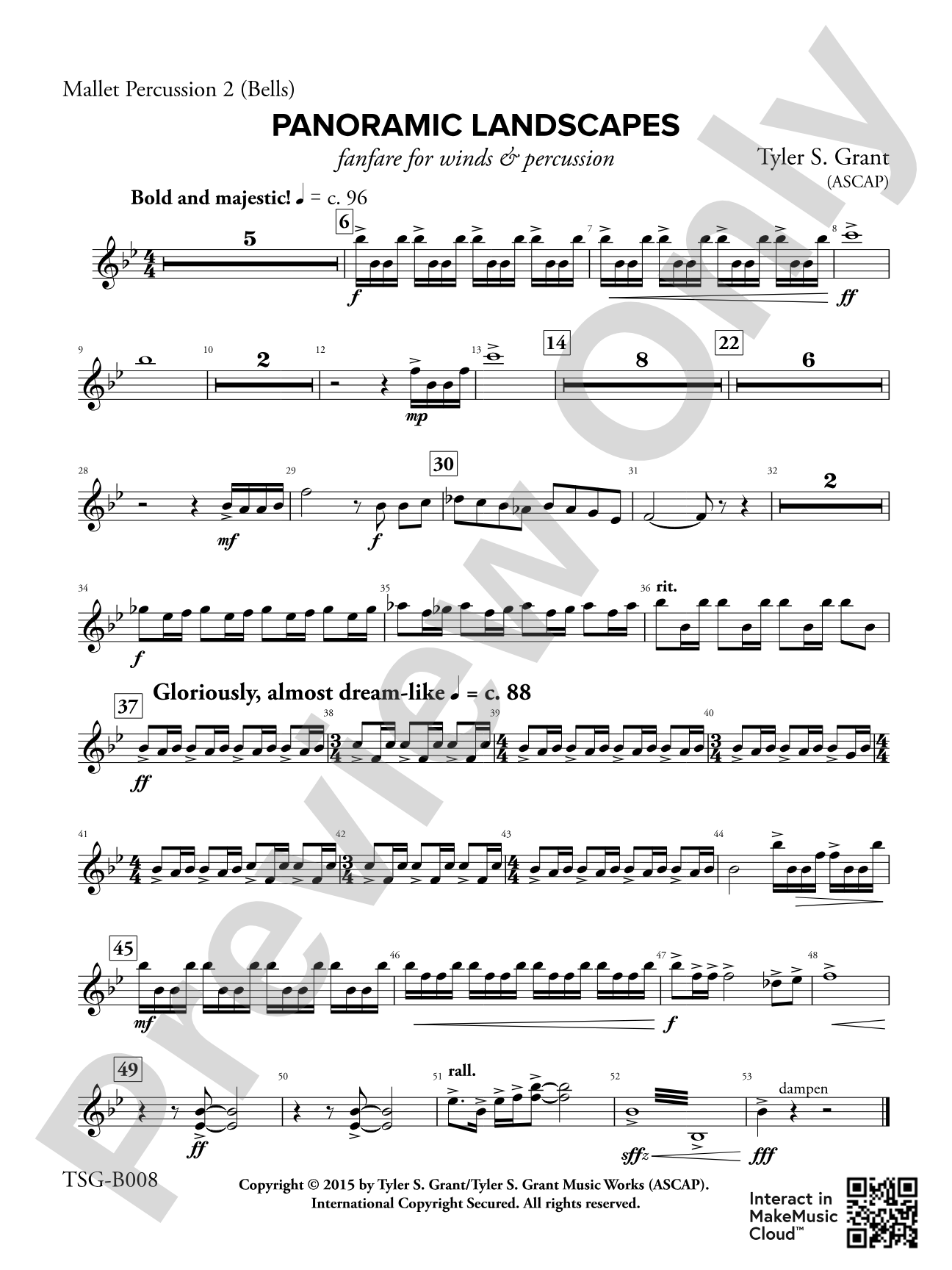 Panoramic Landscapes: 2nd Mallet Percussion