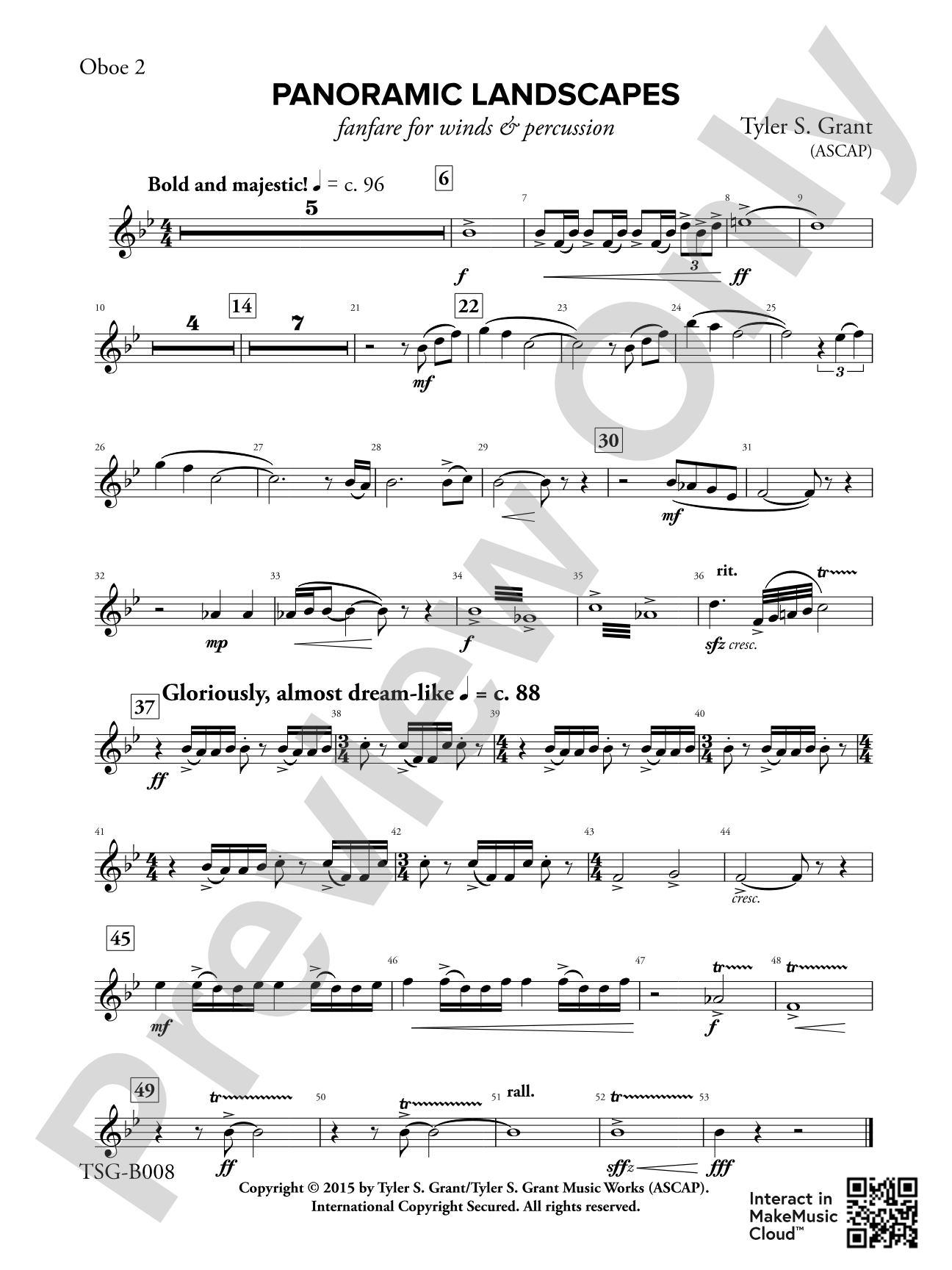Panoramic Landscapes: 2nd Oboe