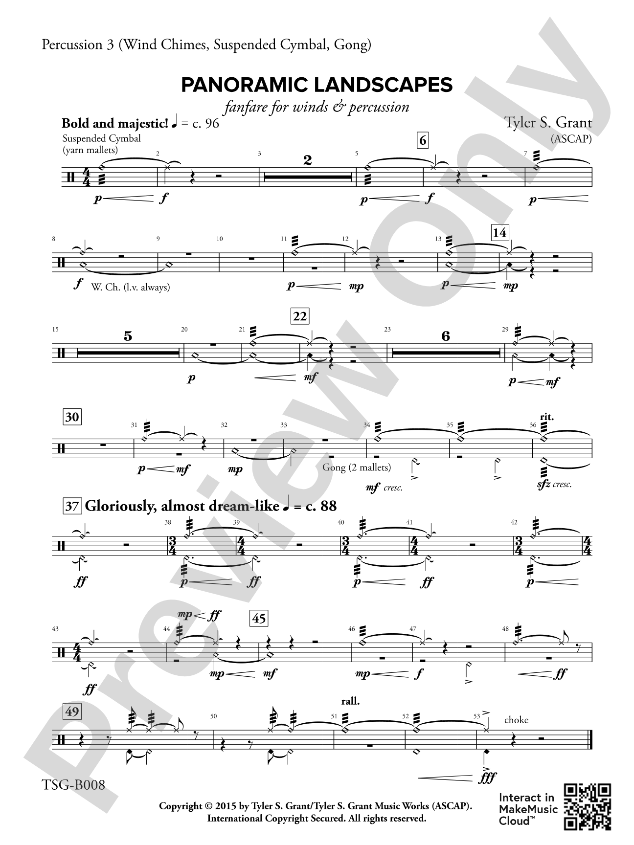 Panoramic Landscapes: 3rd Percussion