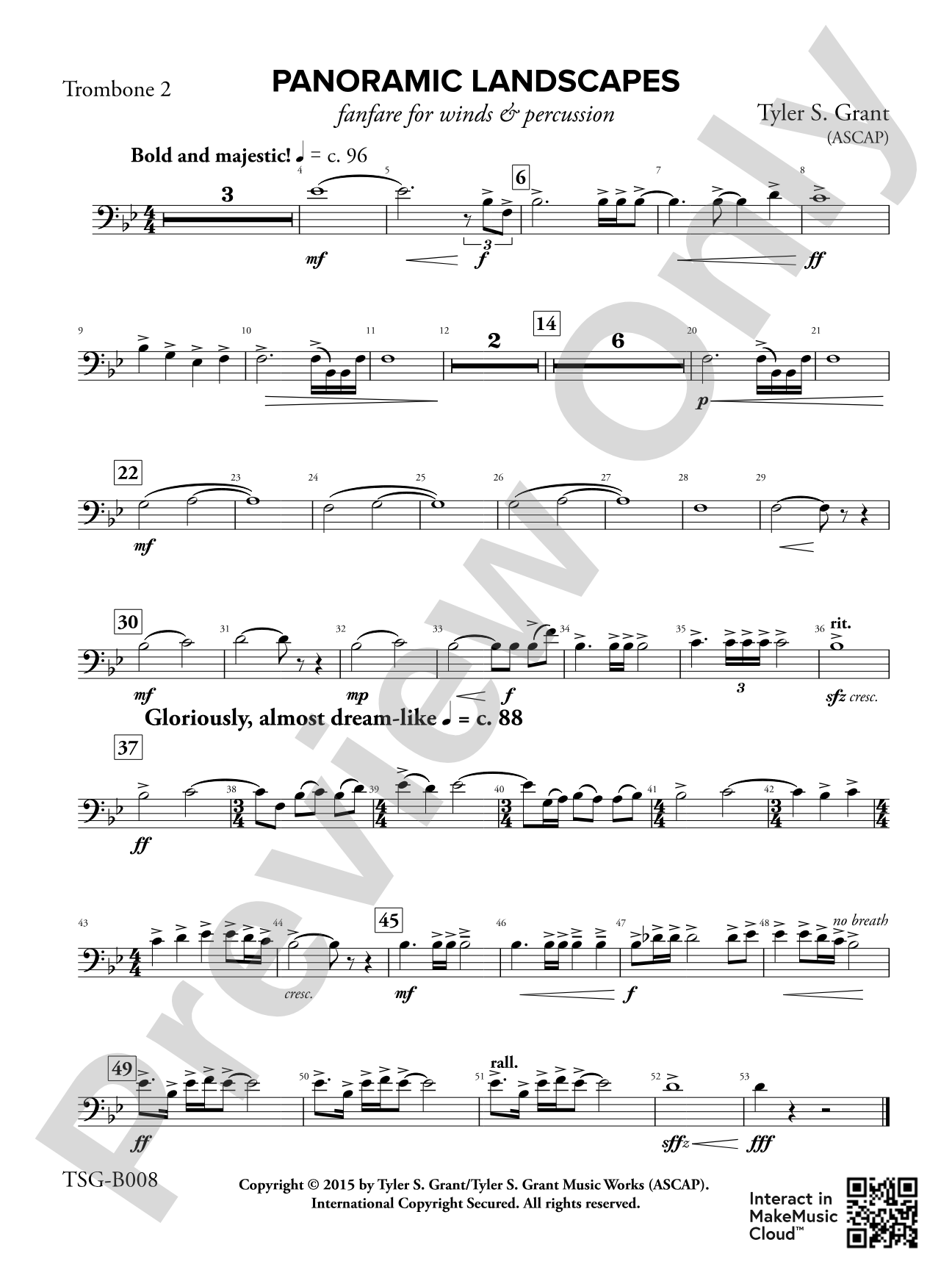 Panoramic Landscapes: 2nd Trombone
