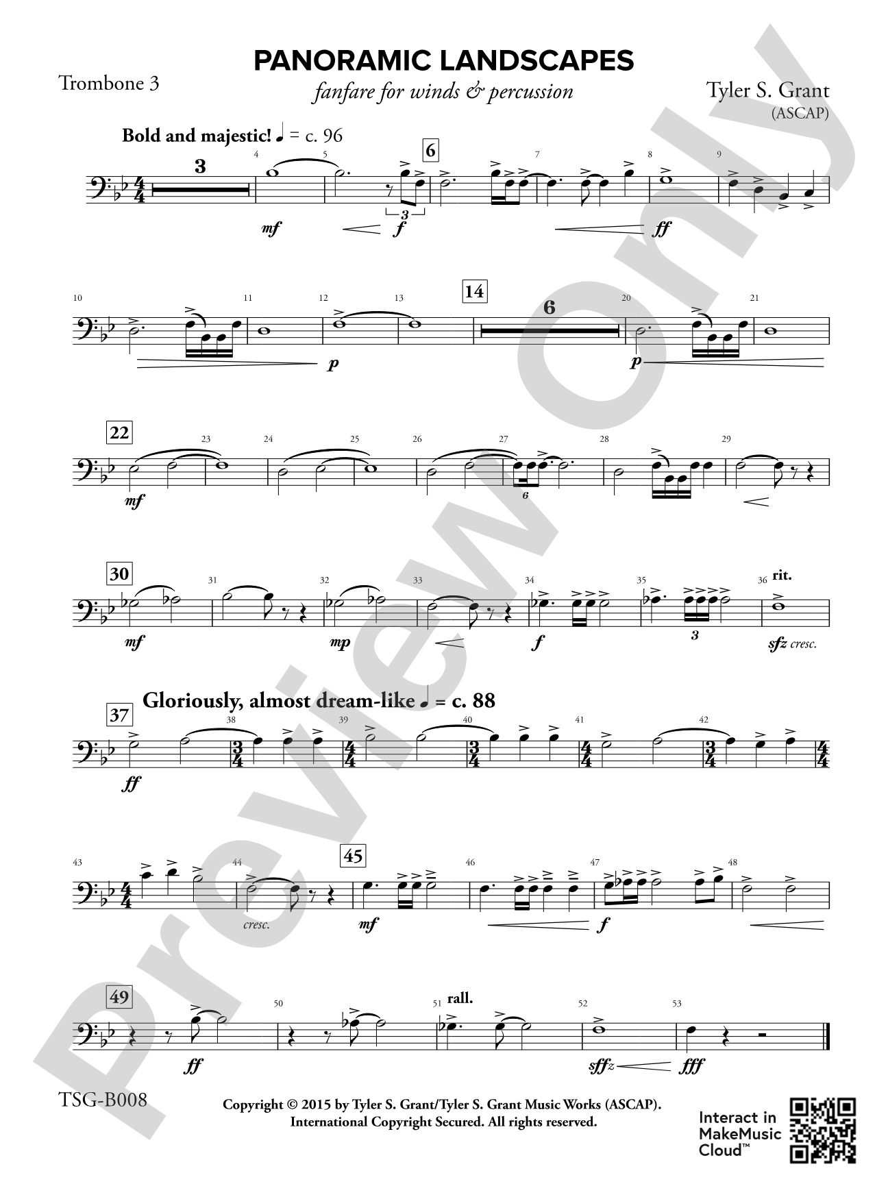 Panoramic Landscapes: 3rd Trombone